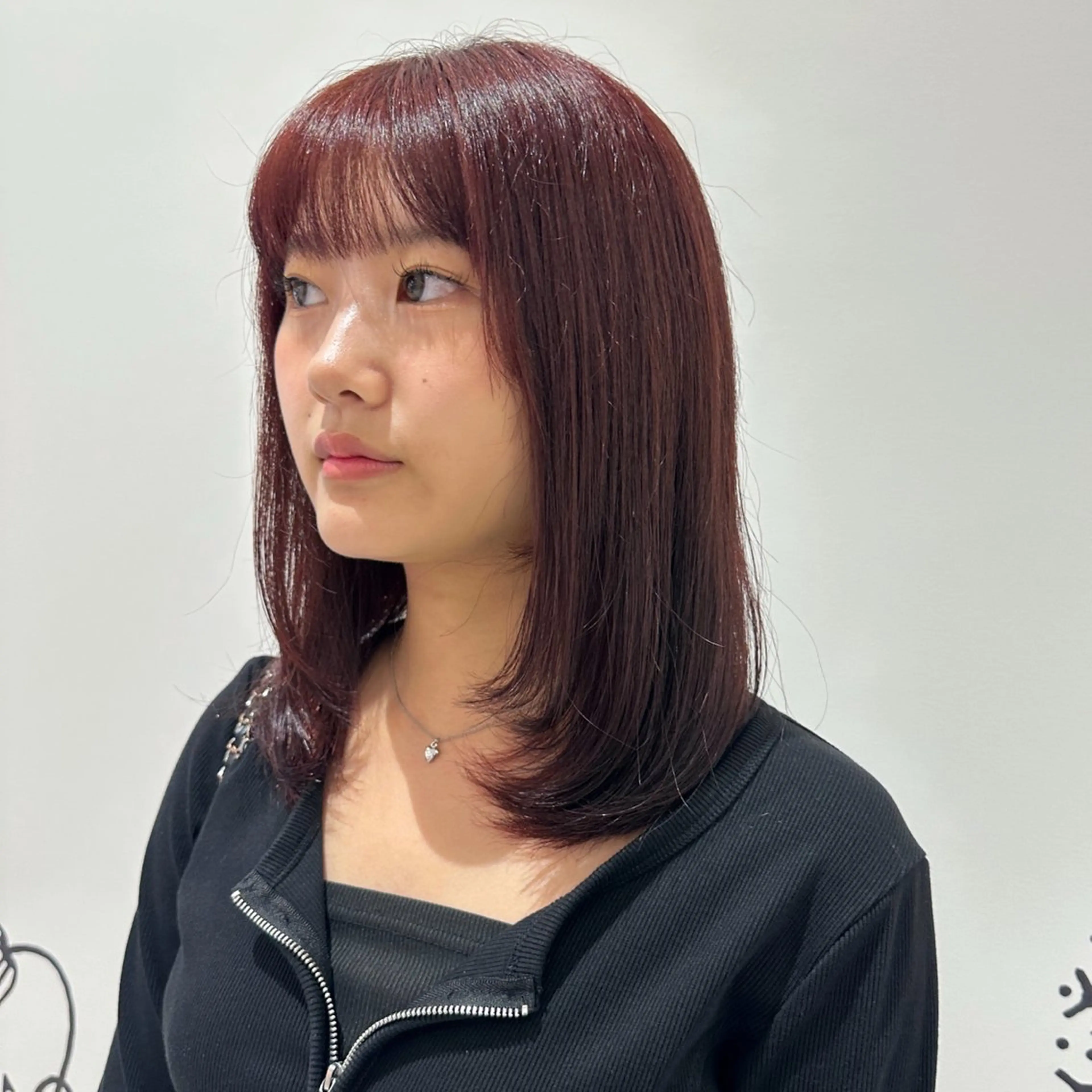 カラー ブリーチ ブリーチなしカラー ヘアカラー こうた/髪質改善 ストレート/ヘアケアのヘアスタイル