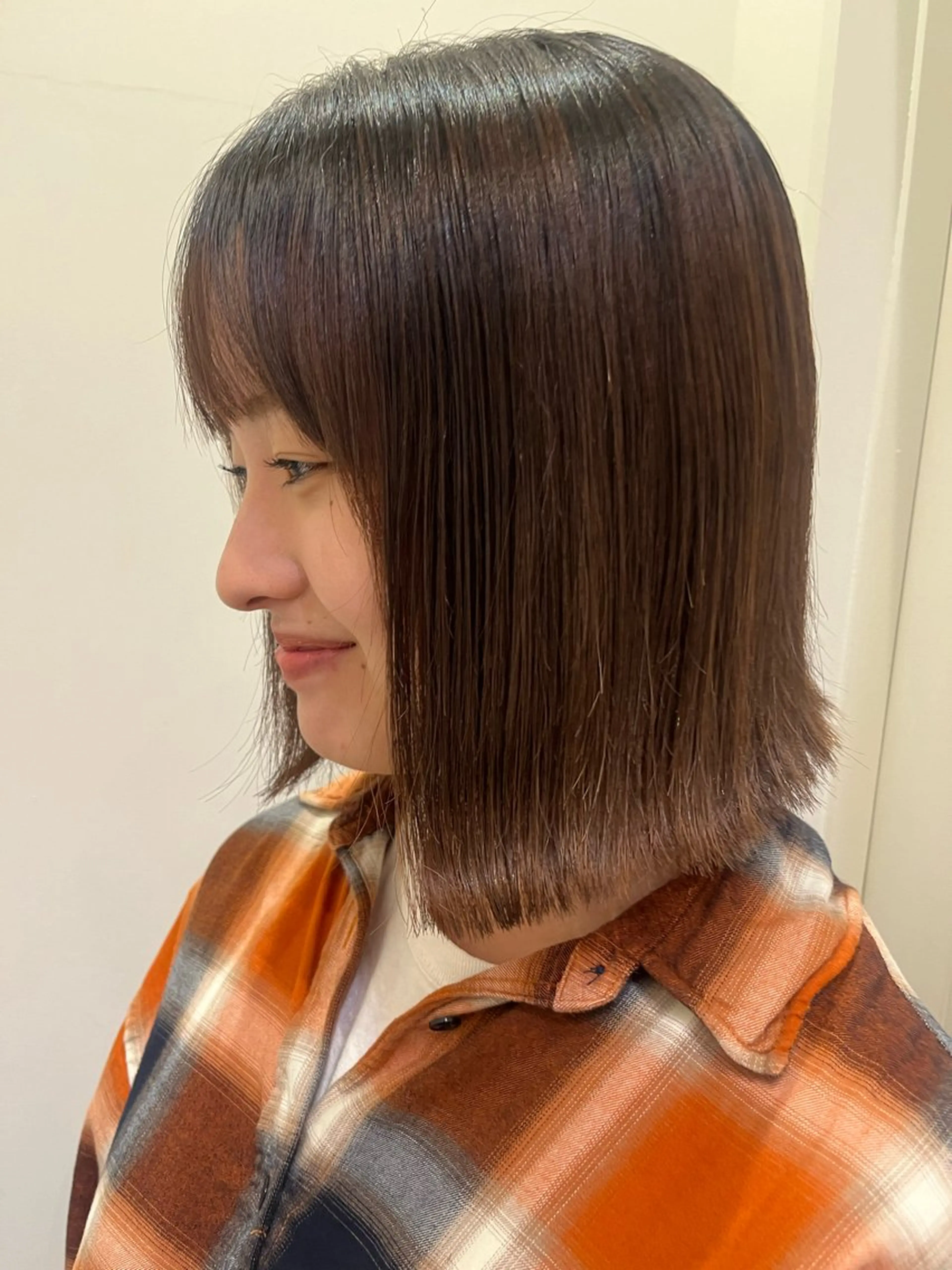 ショート ボブ 暖色カラー/似合わせ カット/名古屋/辻のヘアスタイル