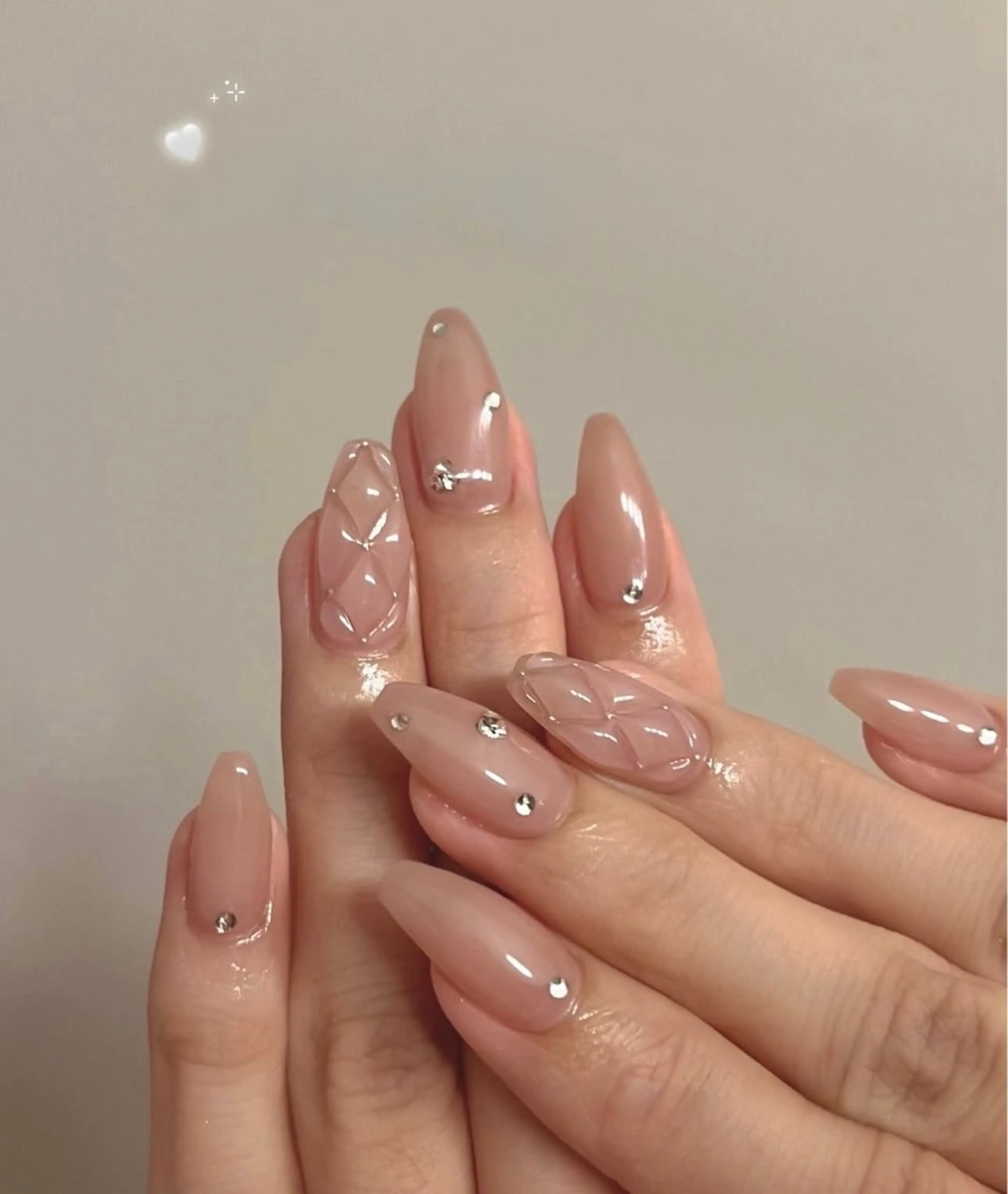 ネイル フレンチネイル グラデーション 韓国ネイル マグネットネイル ミラーネイル ハンドネイル yurinail所属・yuri nail 高田馬場のネイルデザイン