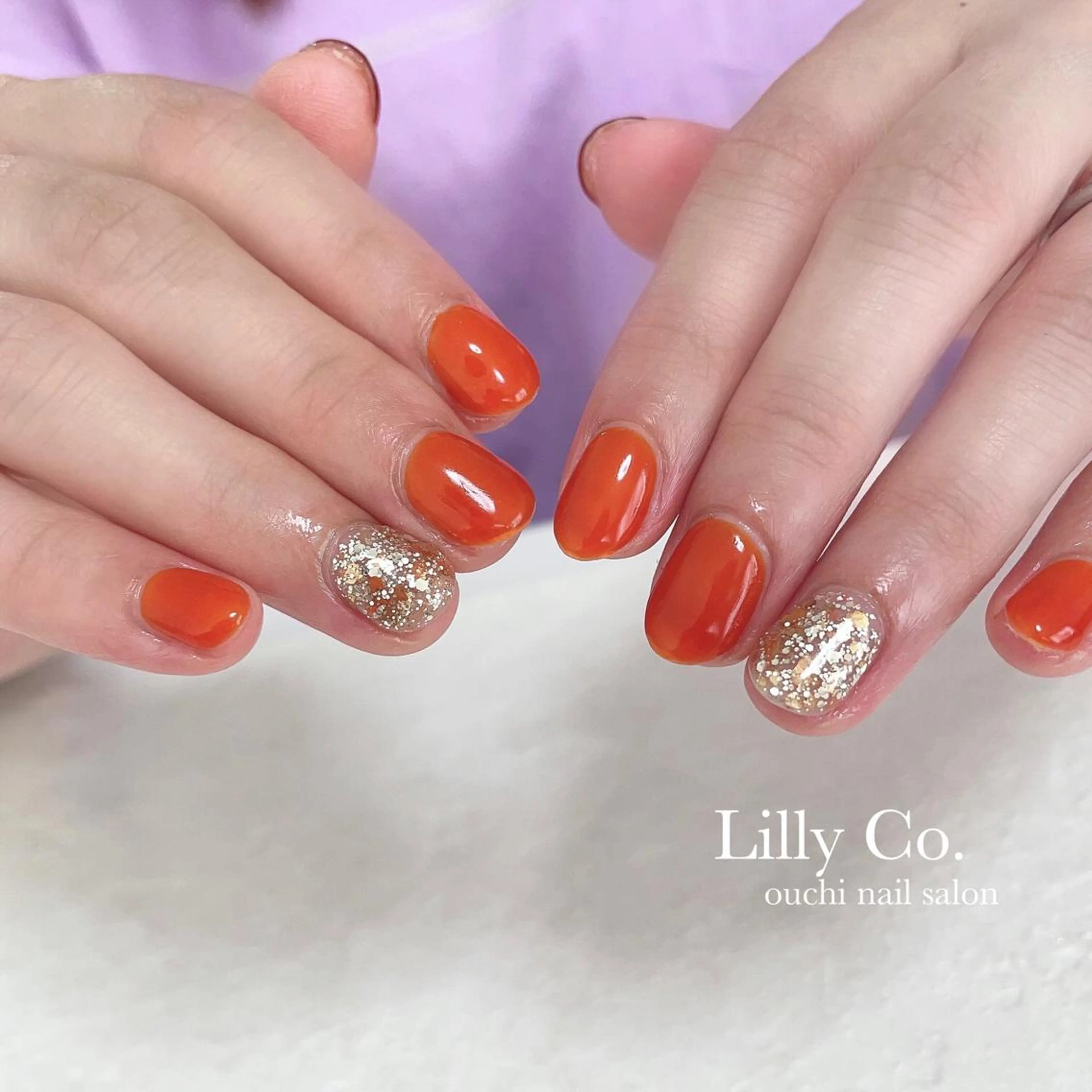 ネイル ワンカラーネイル ハンドネイル ハンドケア Lilly Co.のネイルデザイン
