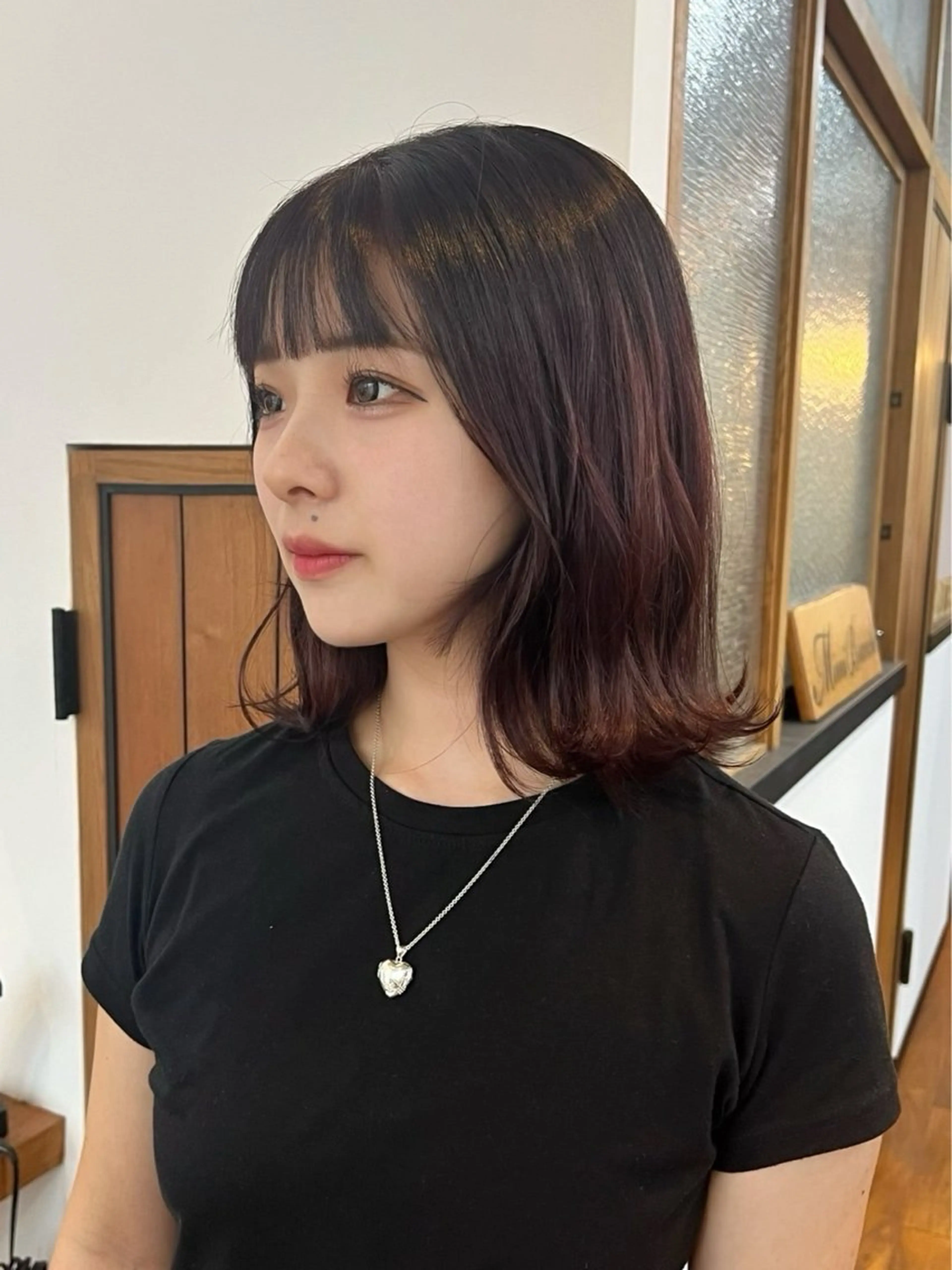 ミディアム 森﨑 雅のヘアスタイル