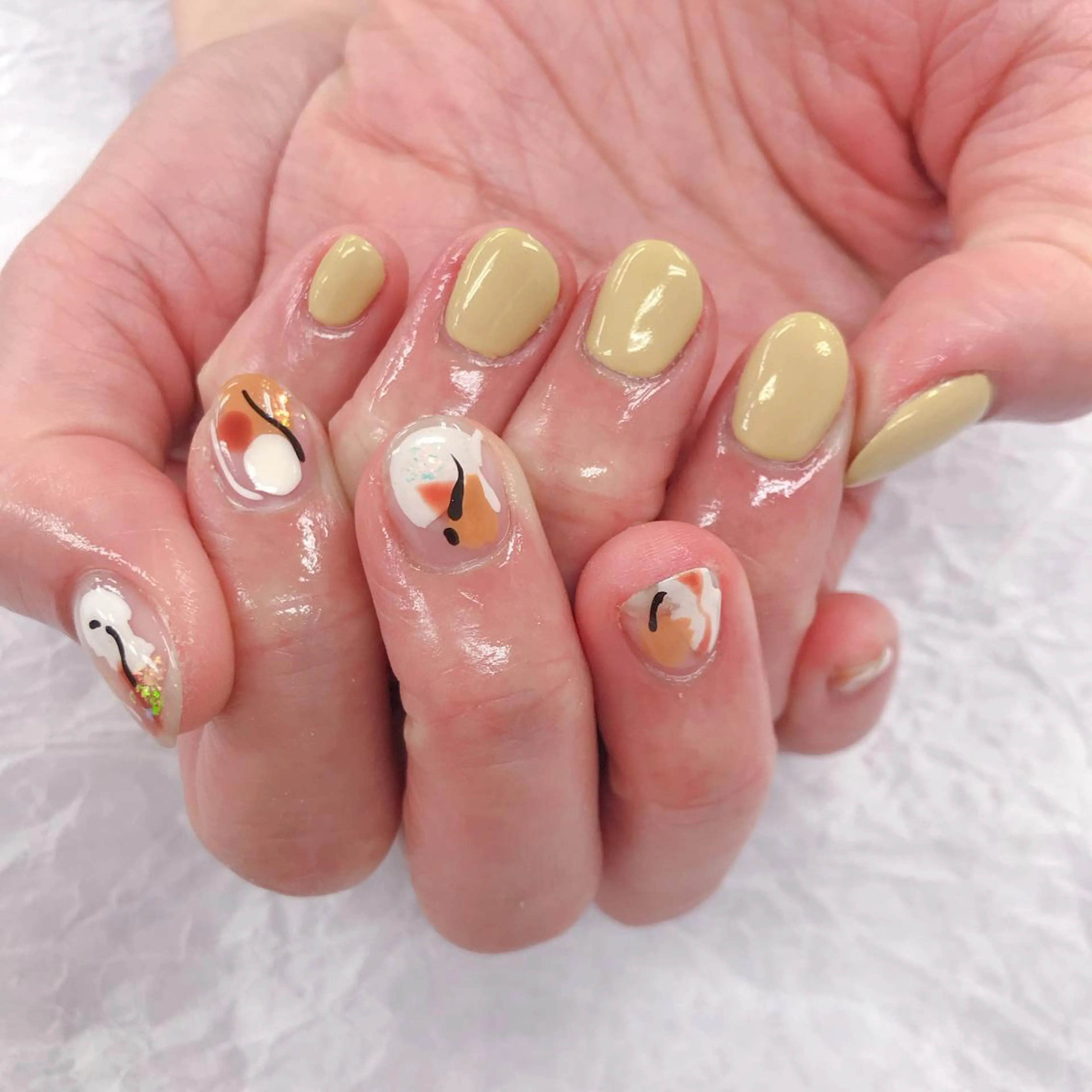 ネイル ニュアンスネイル ネイリスト あこのネイルデザイン