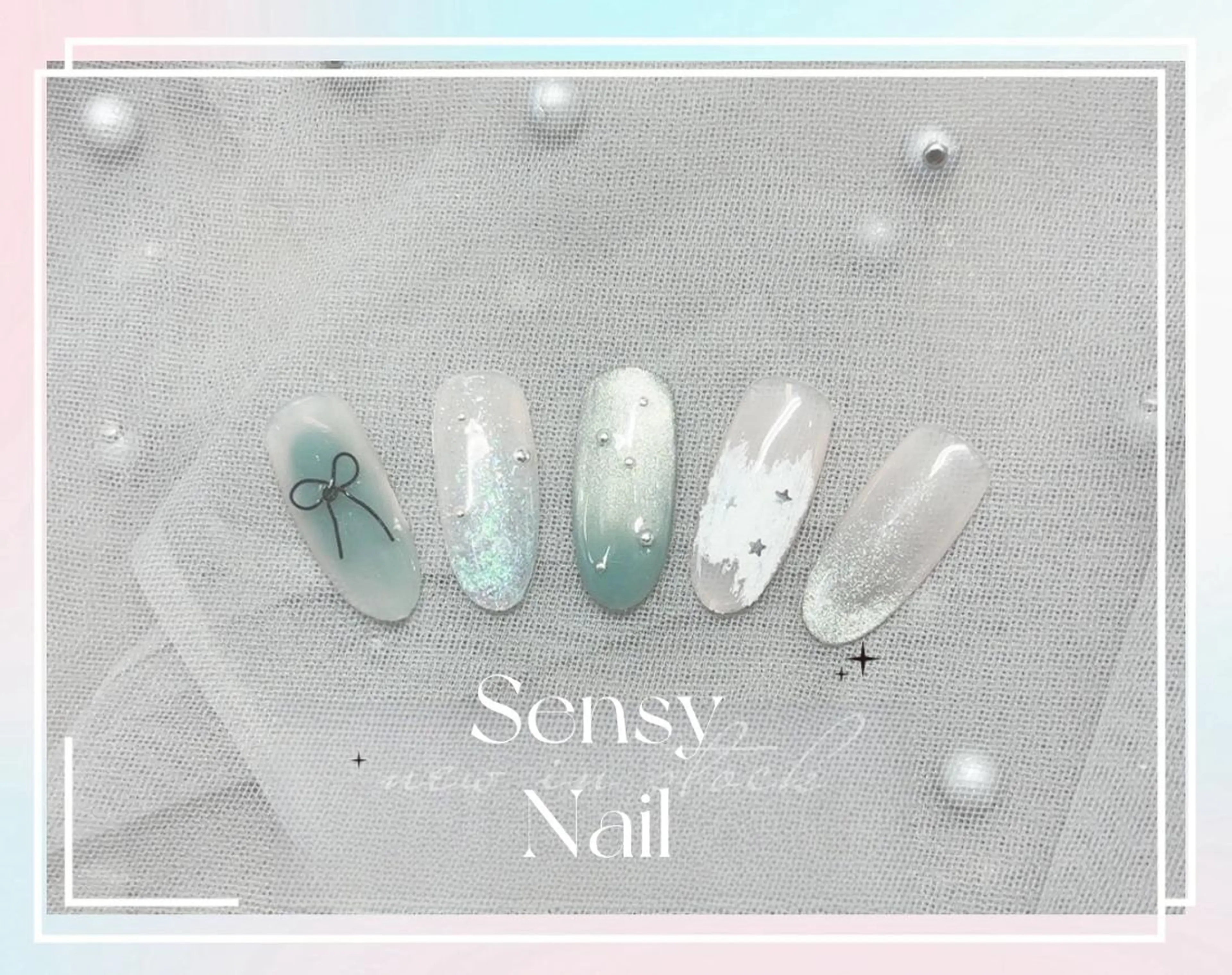 ネイル アートネイル ジェルネイル ソフトジェル ストーンネイル ハンドネイル ハンドケア Sensy ネイル専門店のネイルデザイン