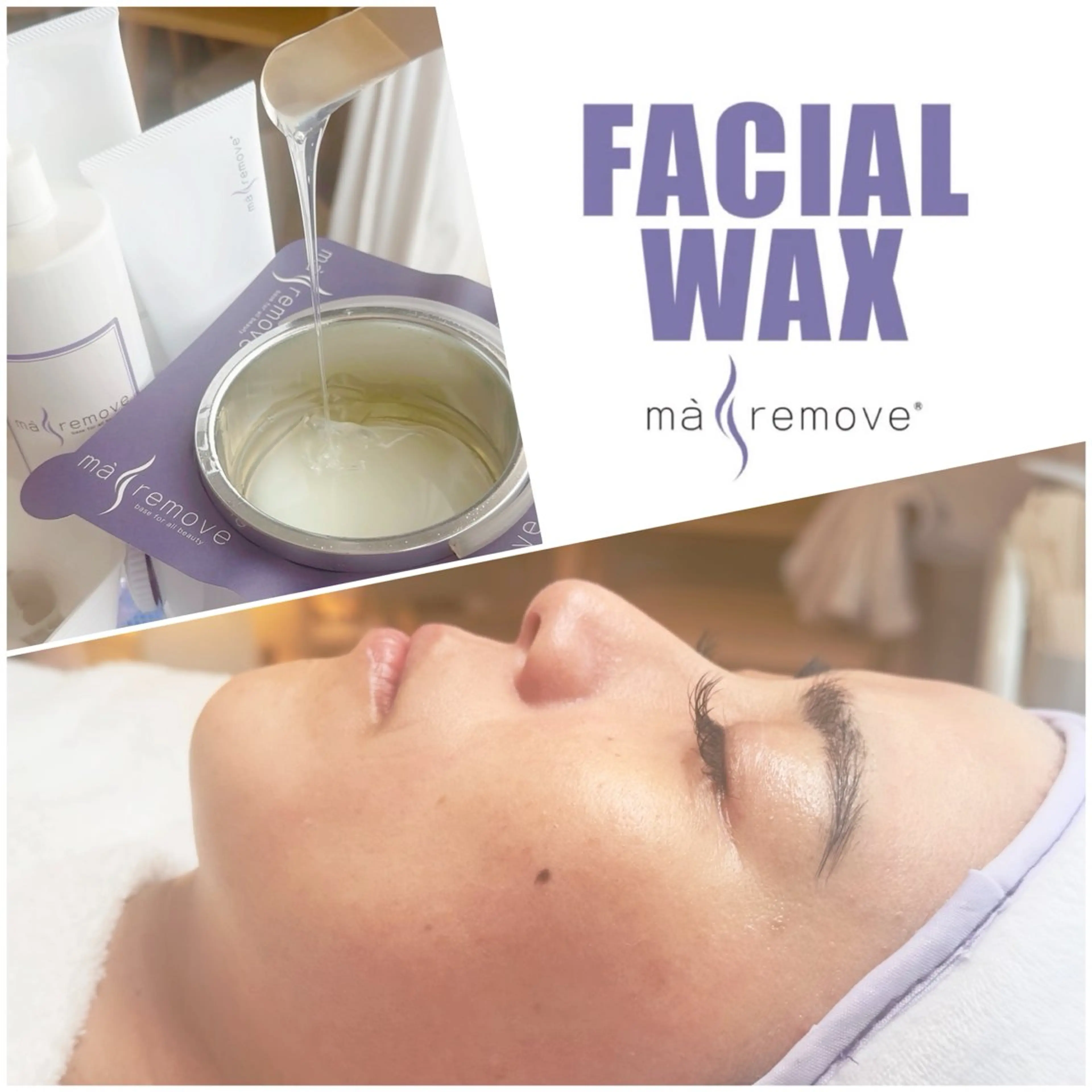 【初回限定】美肌フェイシャルwax＋潤い保湿鎮静パック🤍の写真