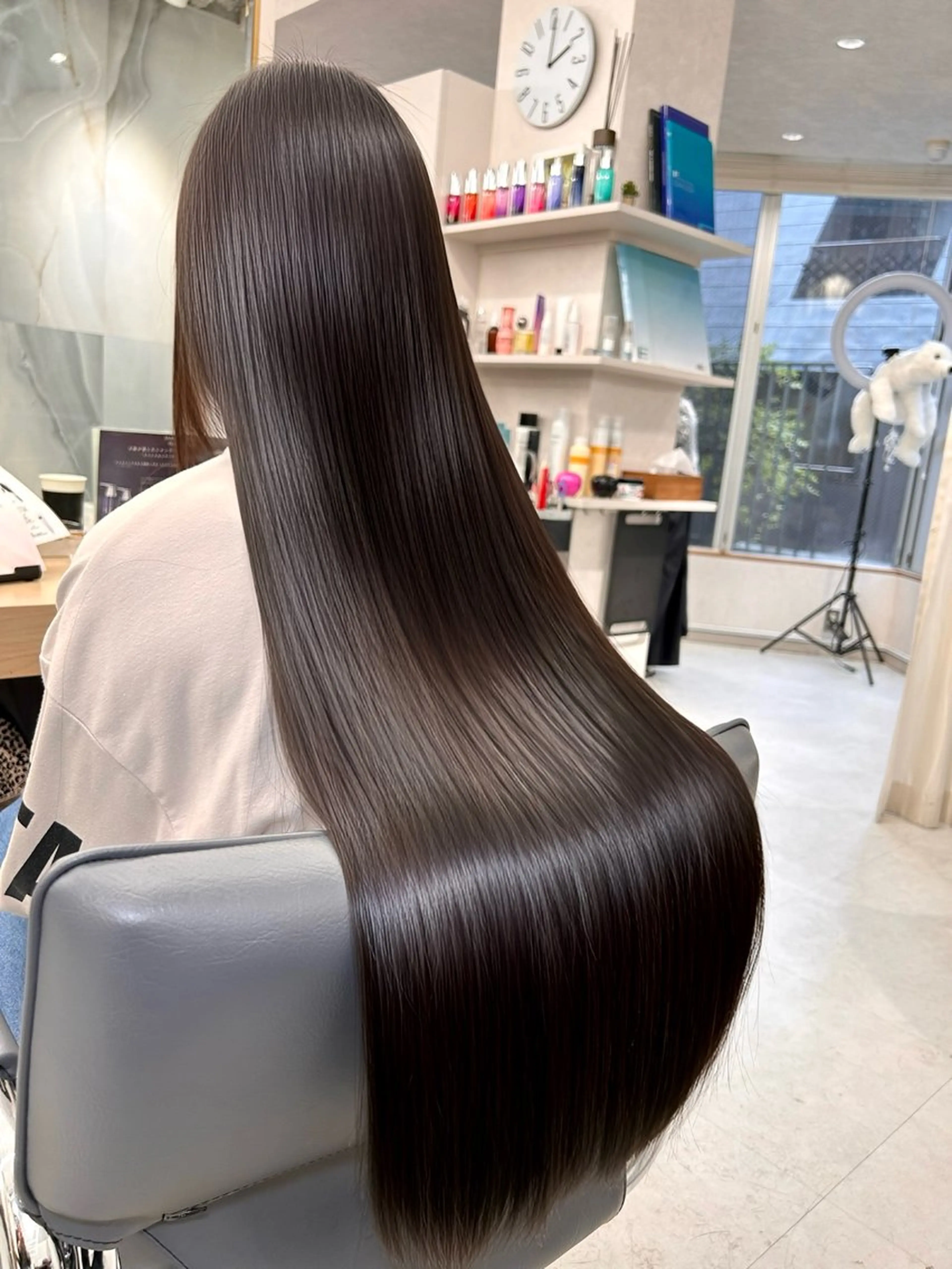ロング カット 縮毛矯正 トリートメント 個室　髪質改善サロン　HANARE by youres hair 神楽坂 【はなれ】所属・神楽坂🌈髪質改善 縮毛矯正🦄松田のヘアスタイル