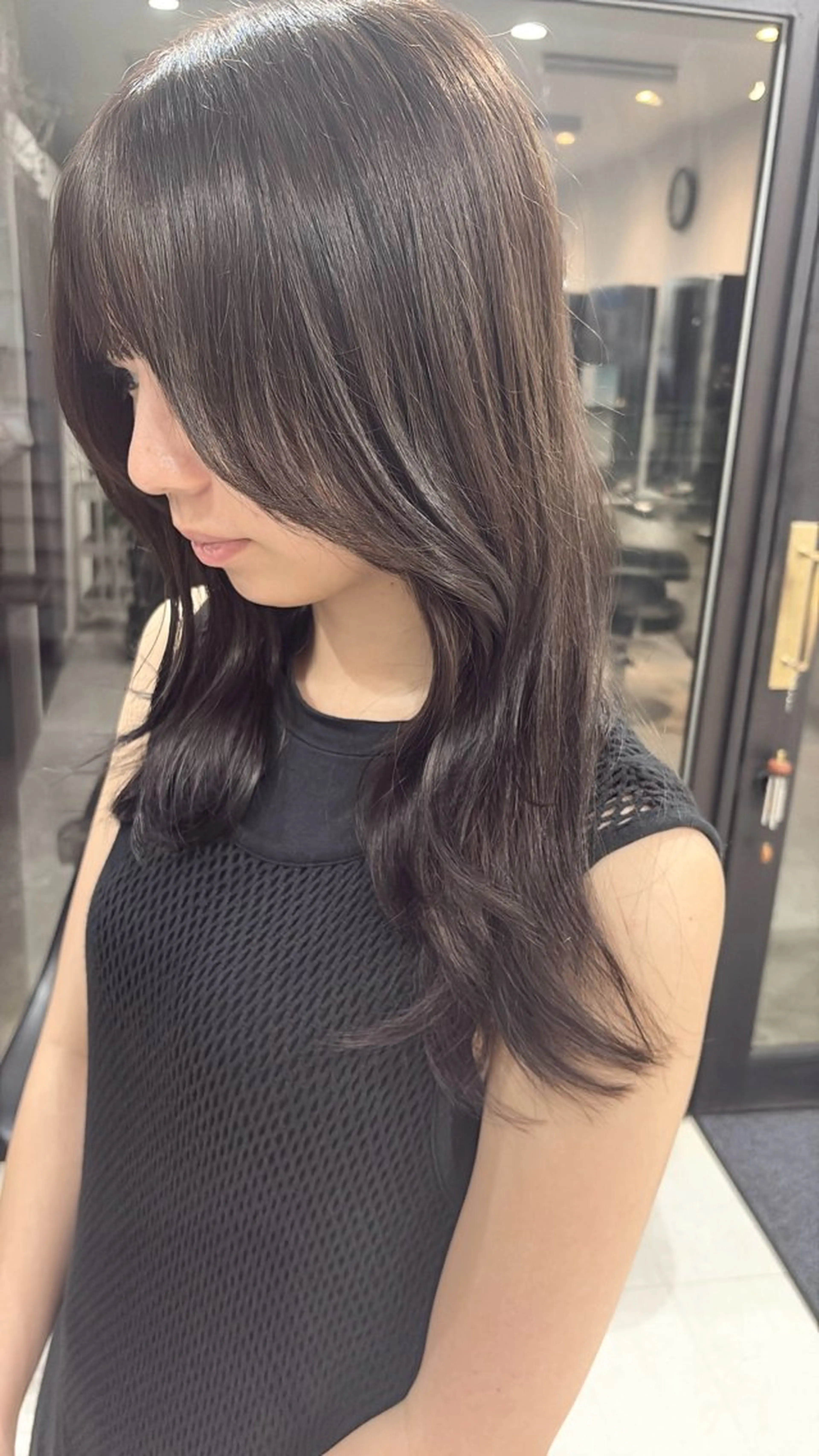 ロング カット ヘアカラー 小沢 真澄のヘアスタイル