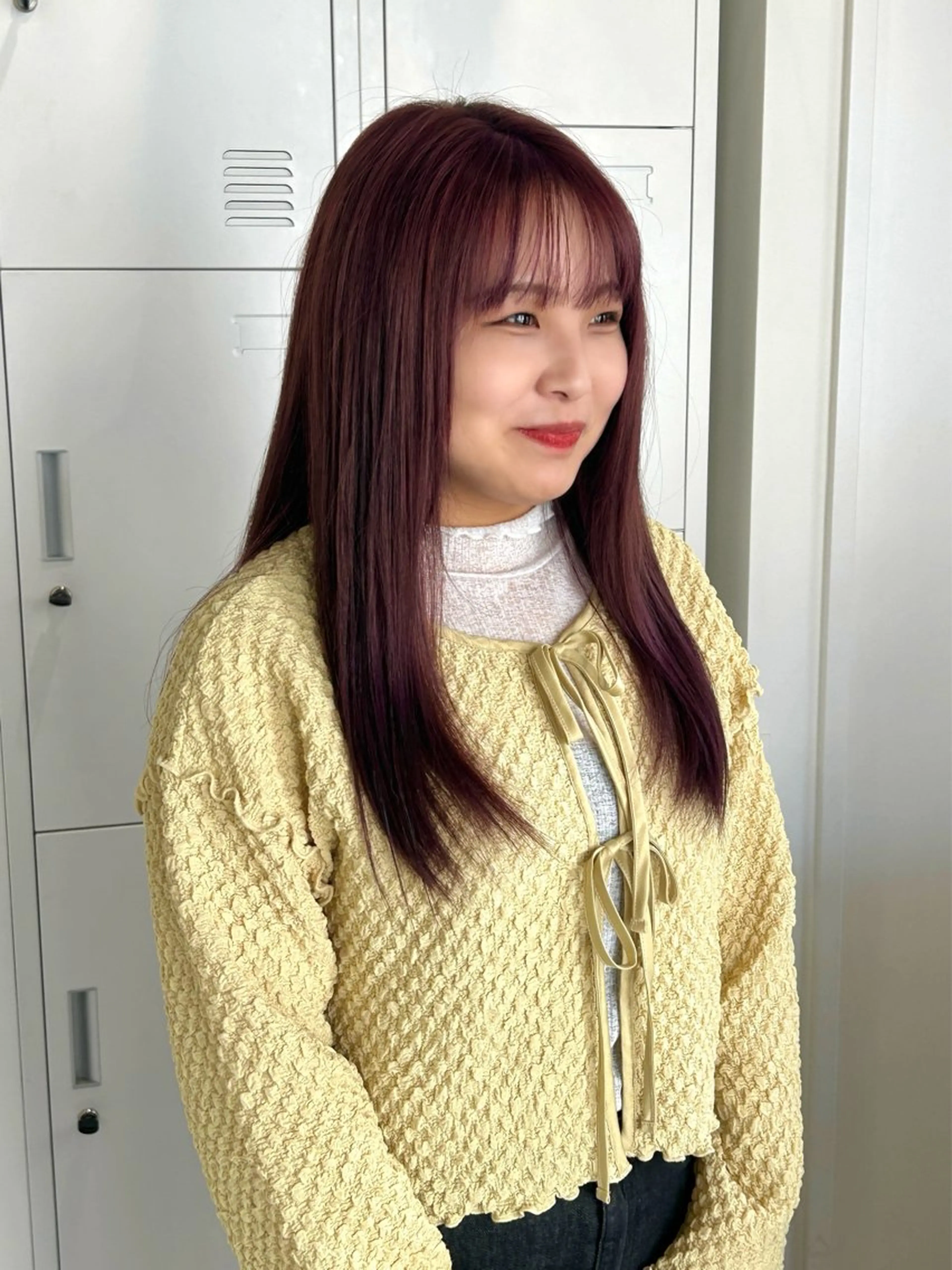 セミロング 平山 千紗のヘアスタイル