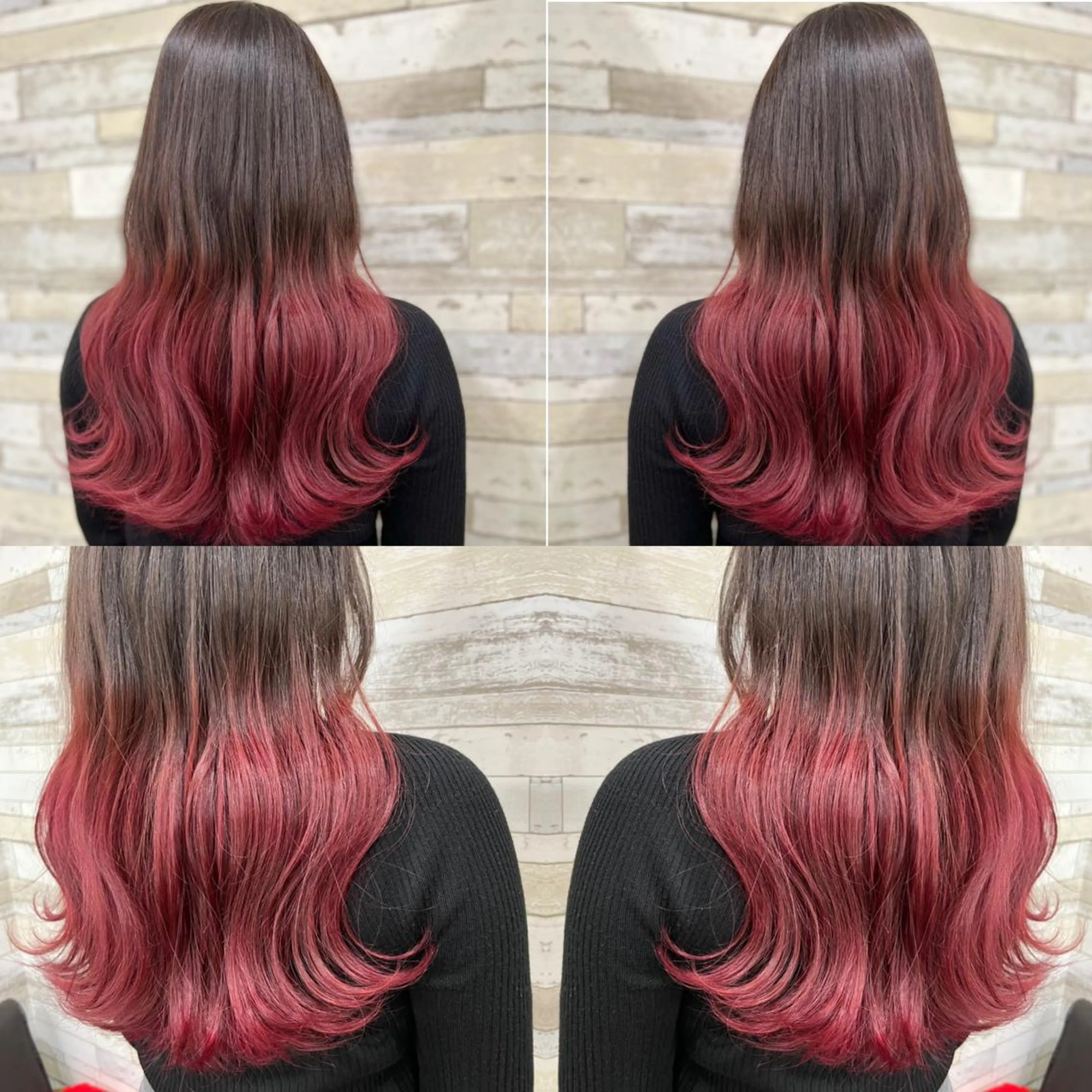 ロング カラー "PEPPU "所属・派手髪、ハイトーン ショートヘアShinのヘアスタイル