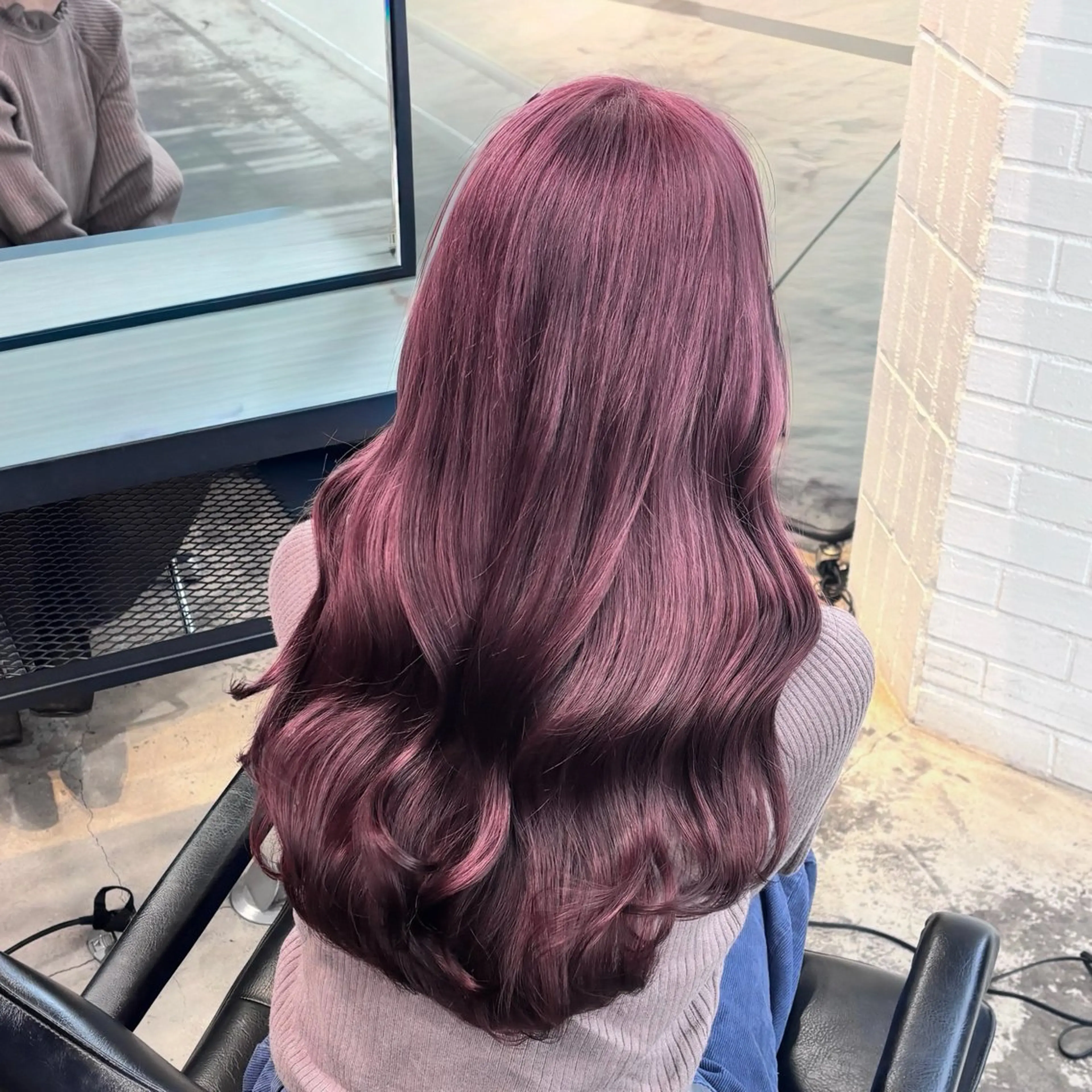 ミディアム カラー ヘアアレンジ ヘアカラー トリートメント ヘアセット 🥀モテ暖色× エクステ🥀あかりのヘアスタイル