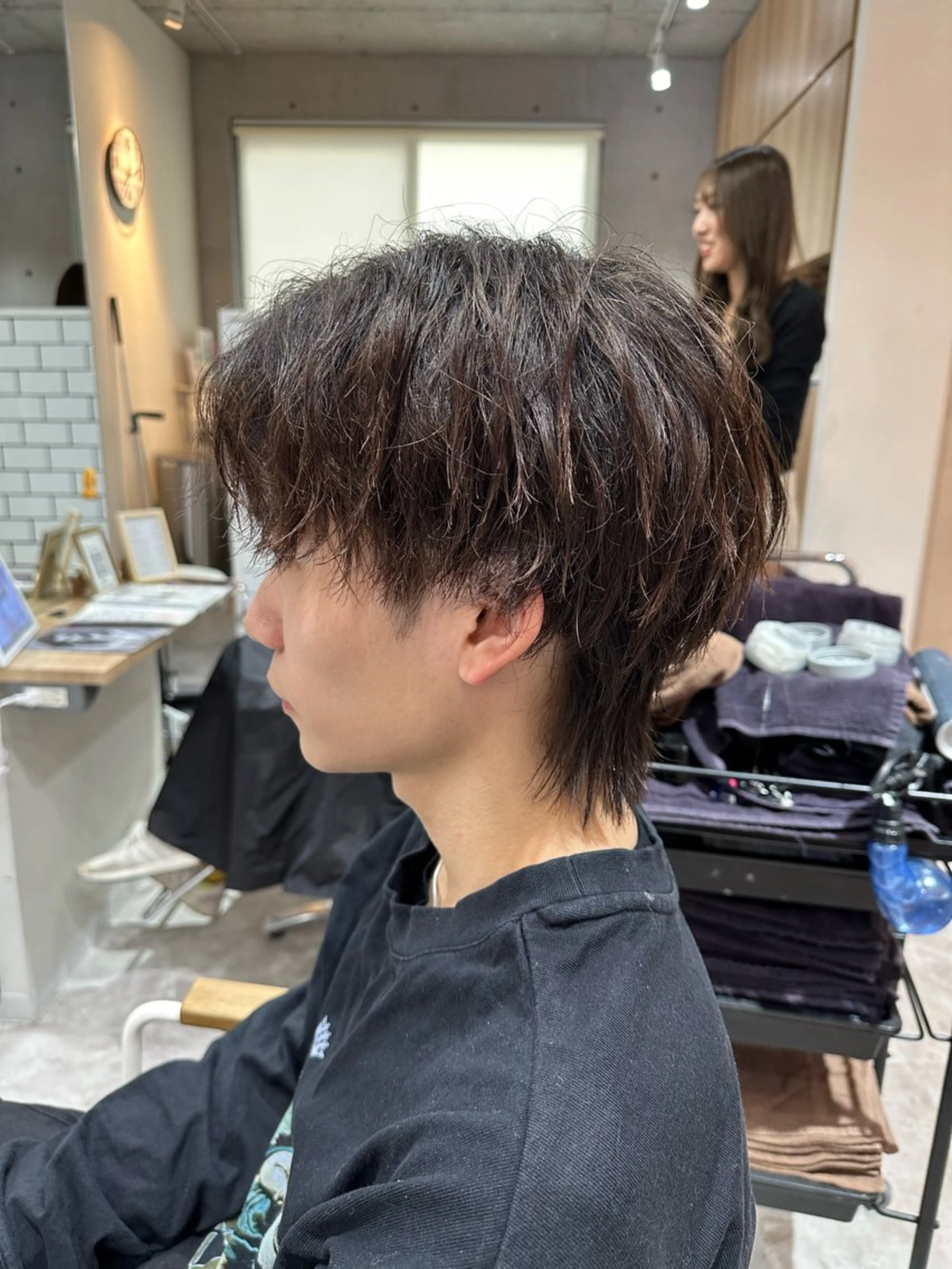 メンズ メンズウルフカット ウルフカット カット 💎メンズカット /パーマ/細野💎のヘアスタイル