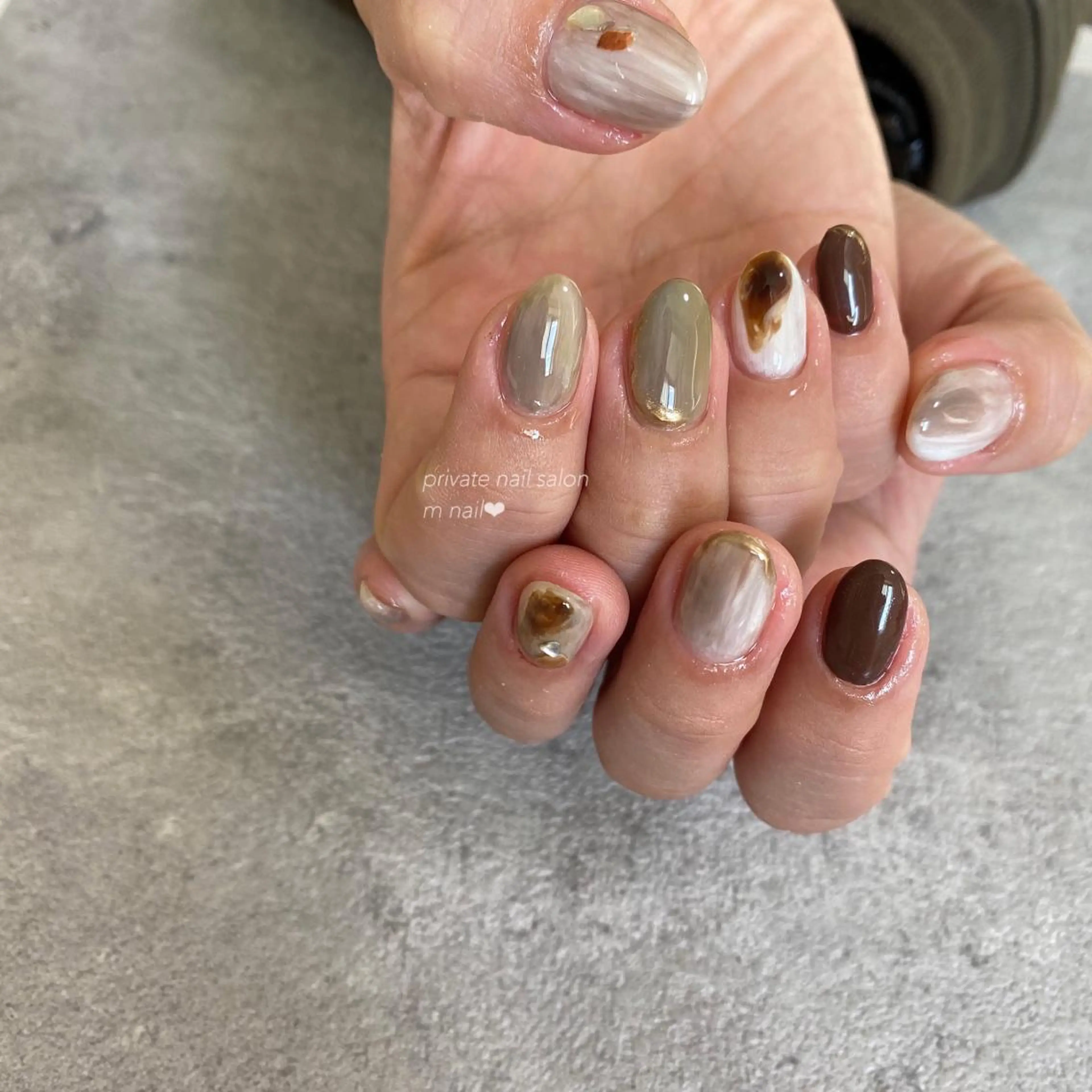 ネイル ハンドネイル 小河原 舞のネイルデザイン