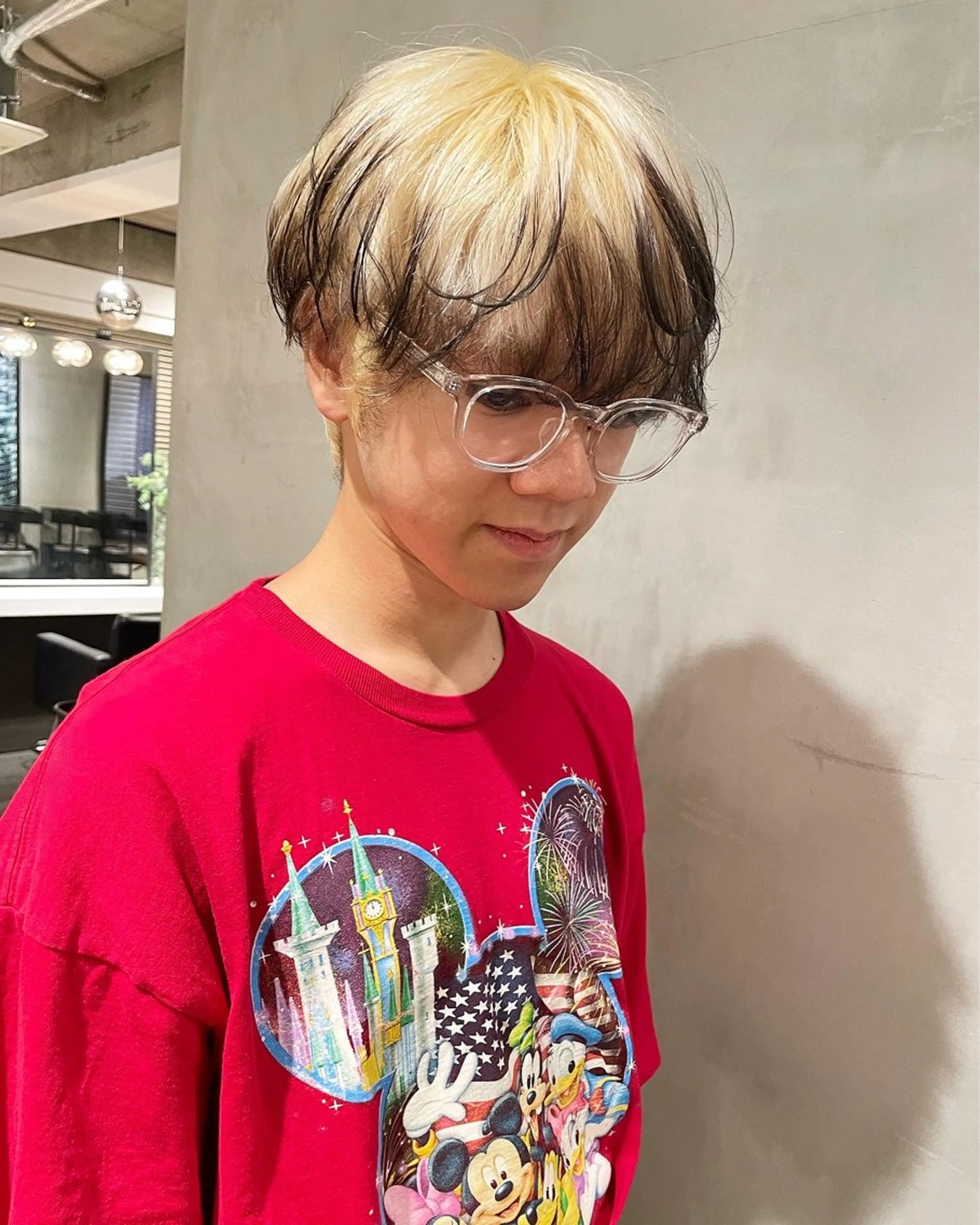 ショート カラー メンズ ヘアカラー トリートメント 優 作のヘアスタイル