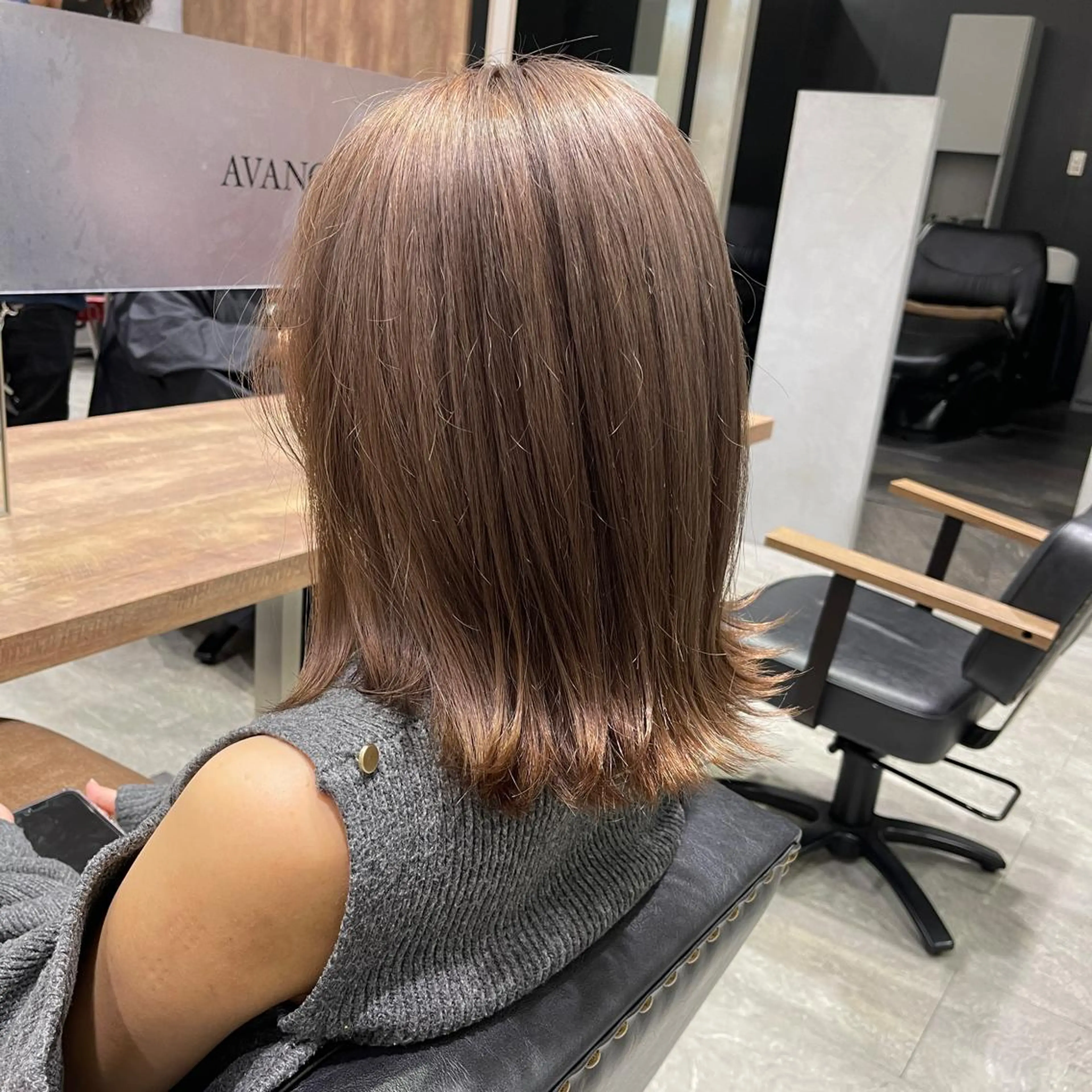 ミディアム カット ヘアカラー AVANCE.セブンパーク天美松原店所属・髪質改善/レイヤー ✨平沼佑麻✨のヘアスタイル