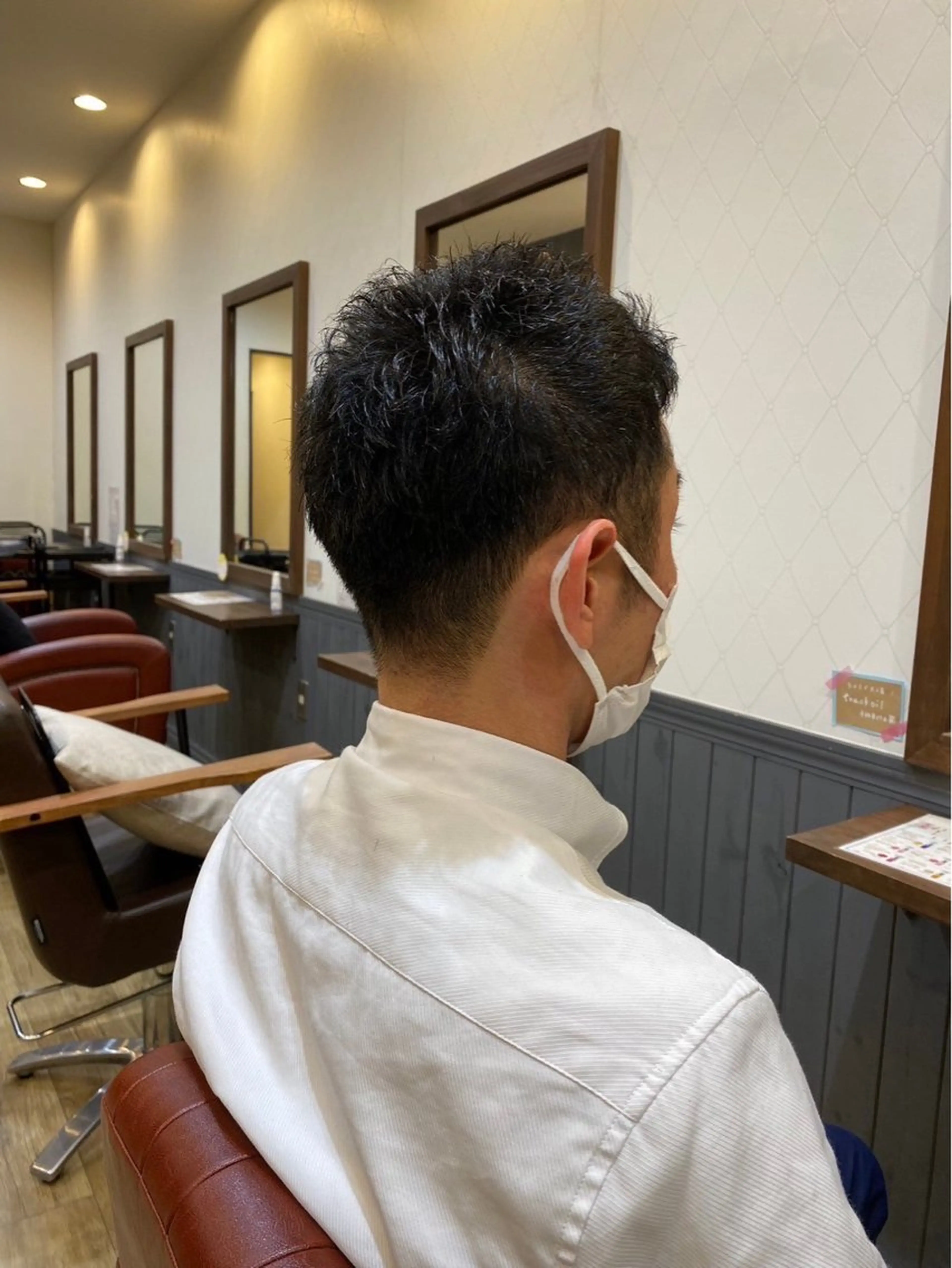 メンズカット　ベリーショート限定の写真