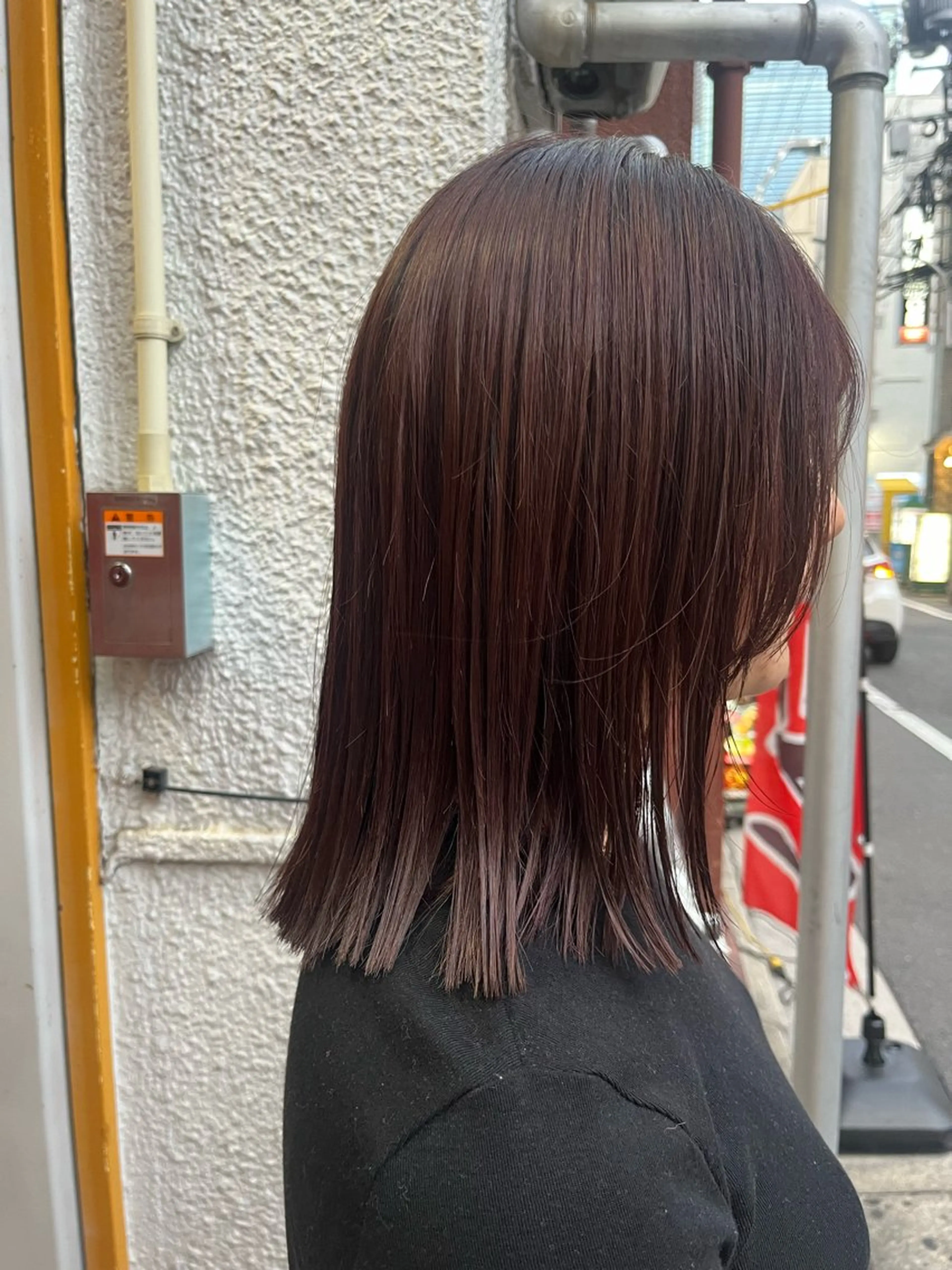 カラー レッドカラー niche所属・niche　東 くるみ 🩰のヘアスタイル