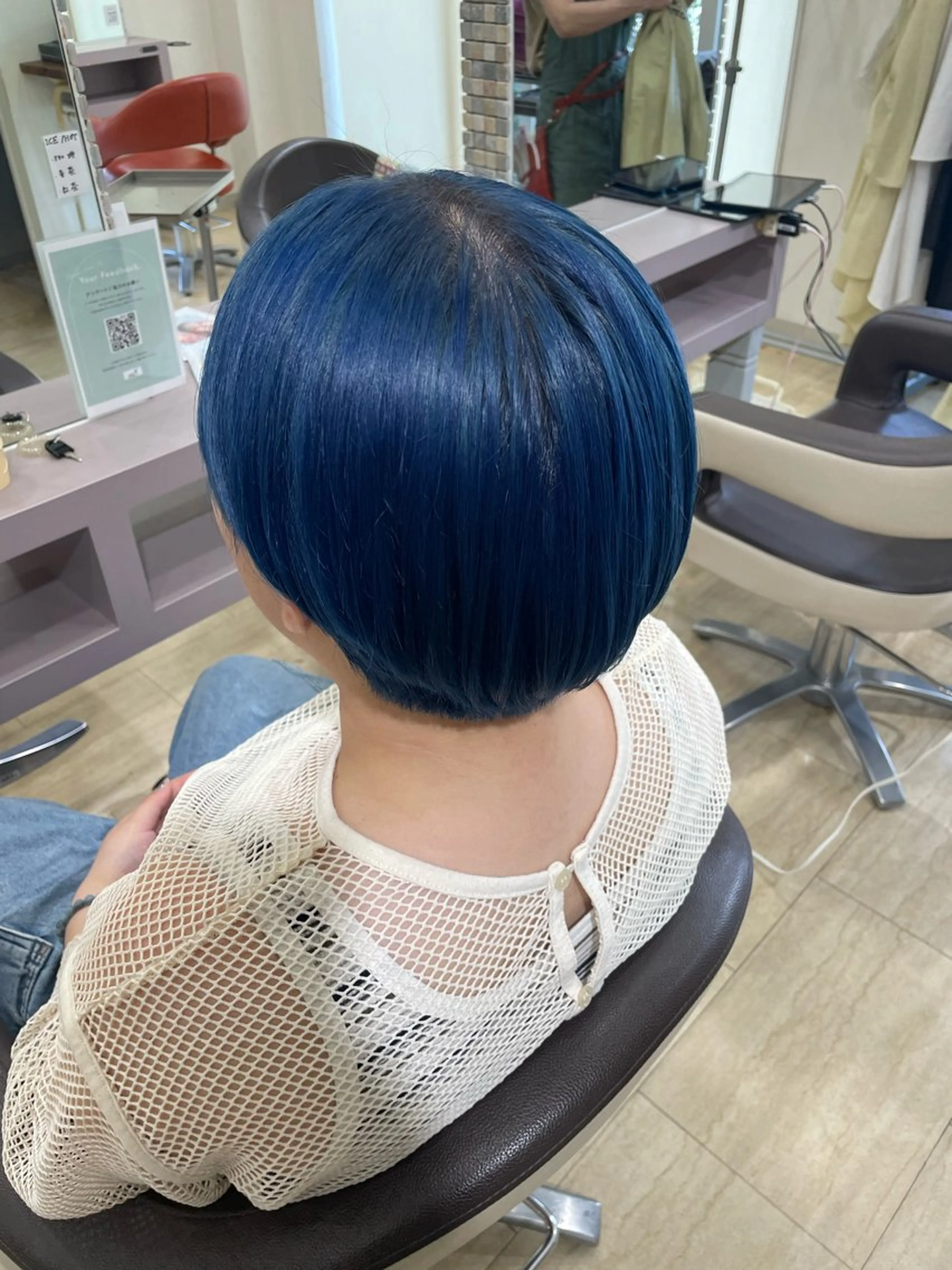 ショート カラー 海野 黎茉のヘアスタイル