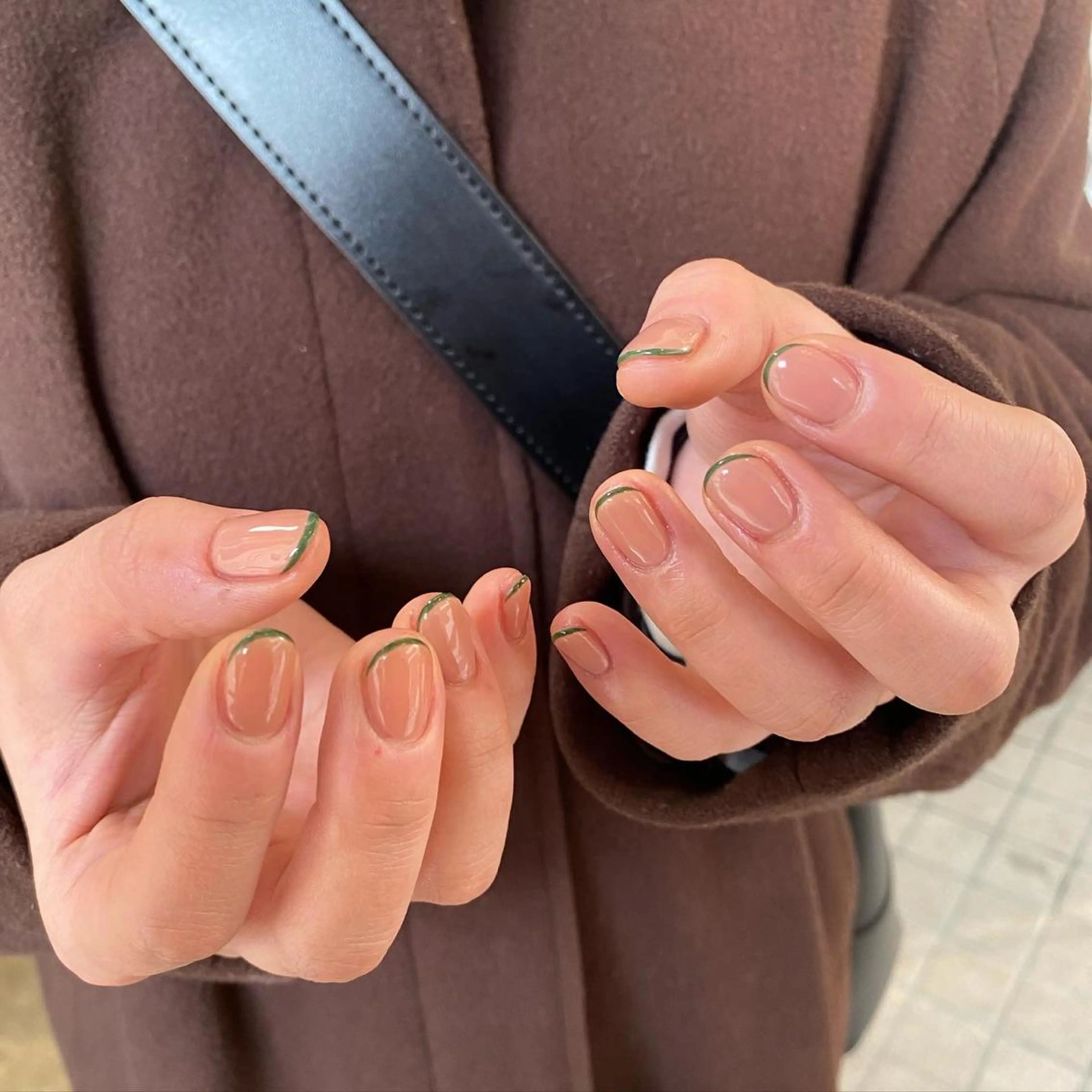 ネイル フレンチネイル ハンドネイル nable.所属・望月 実莉のネイルデザイン