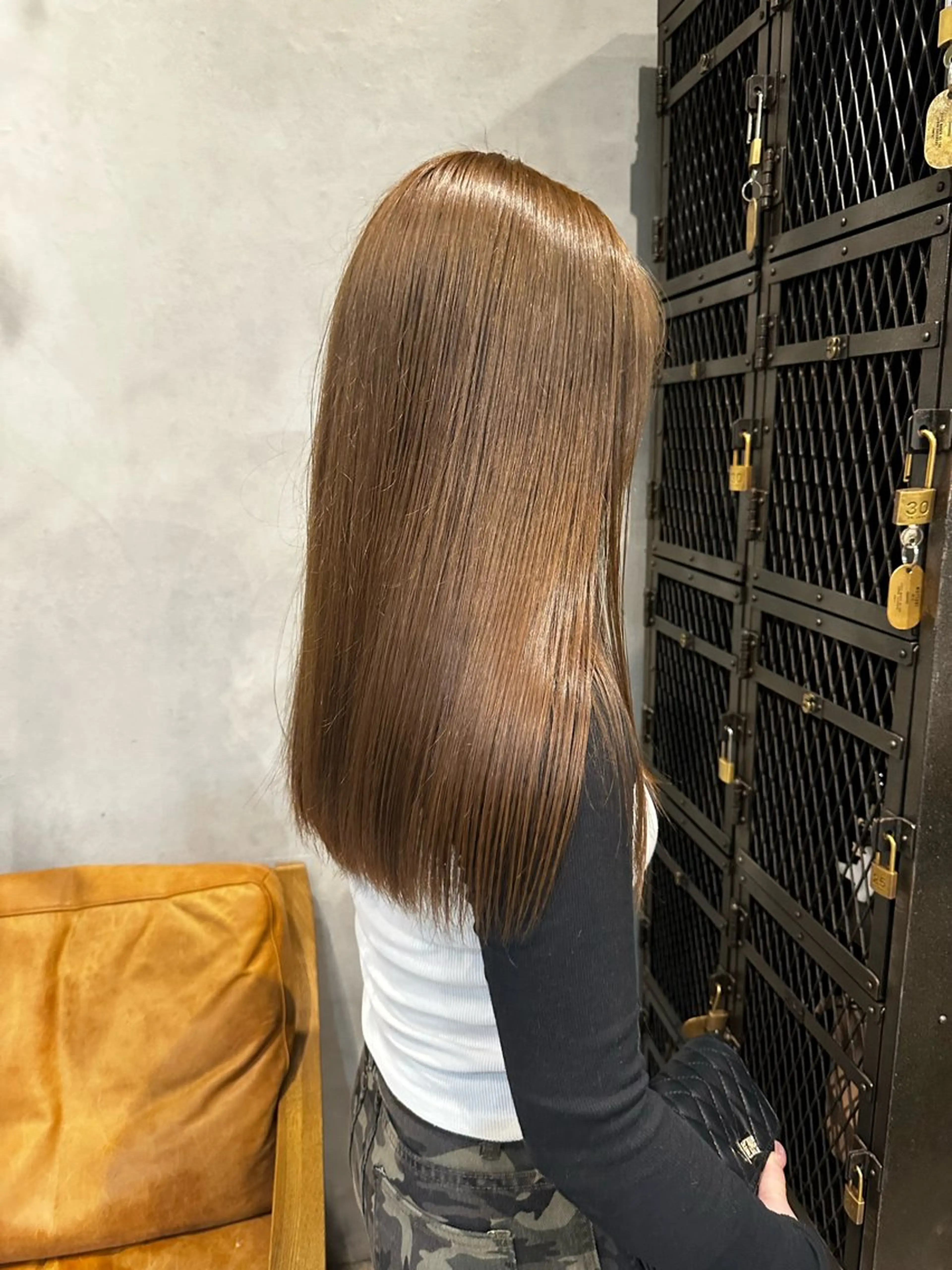 髪質改善カラー+マイクロバブルスパの写真