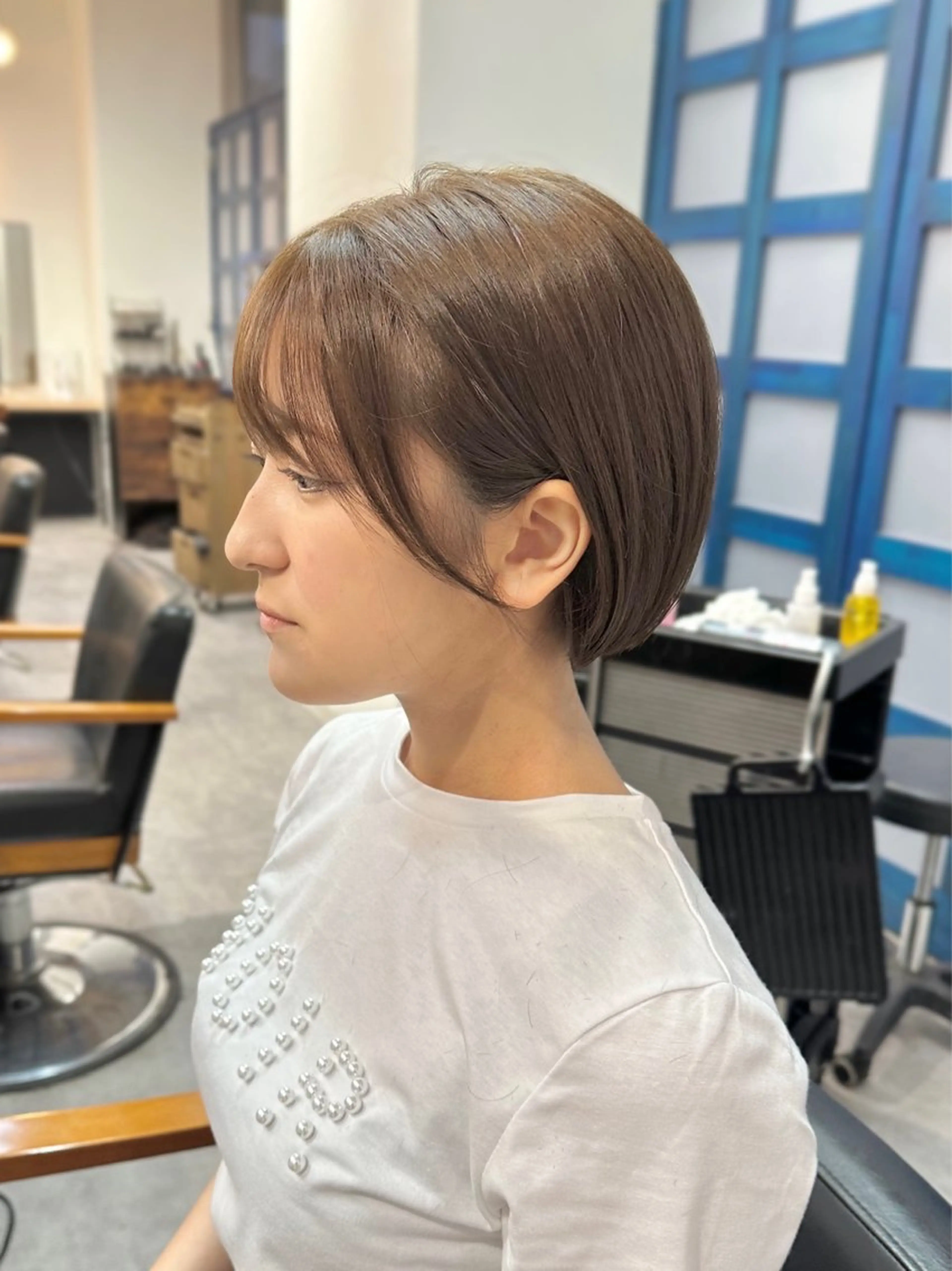 ショート カット ヘアカラー トリートメント 🌈ショートボブ⚪︎ 暖色🌈村山武史のヘアスタイル
