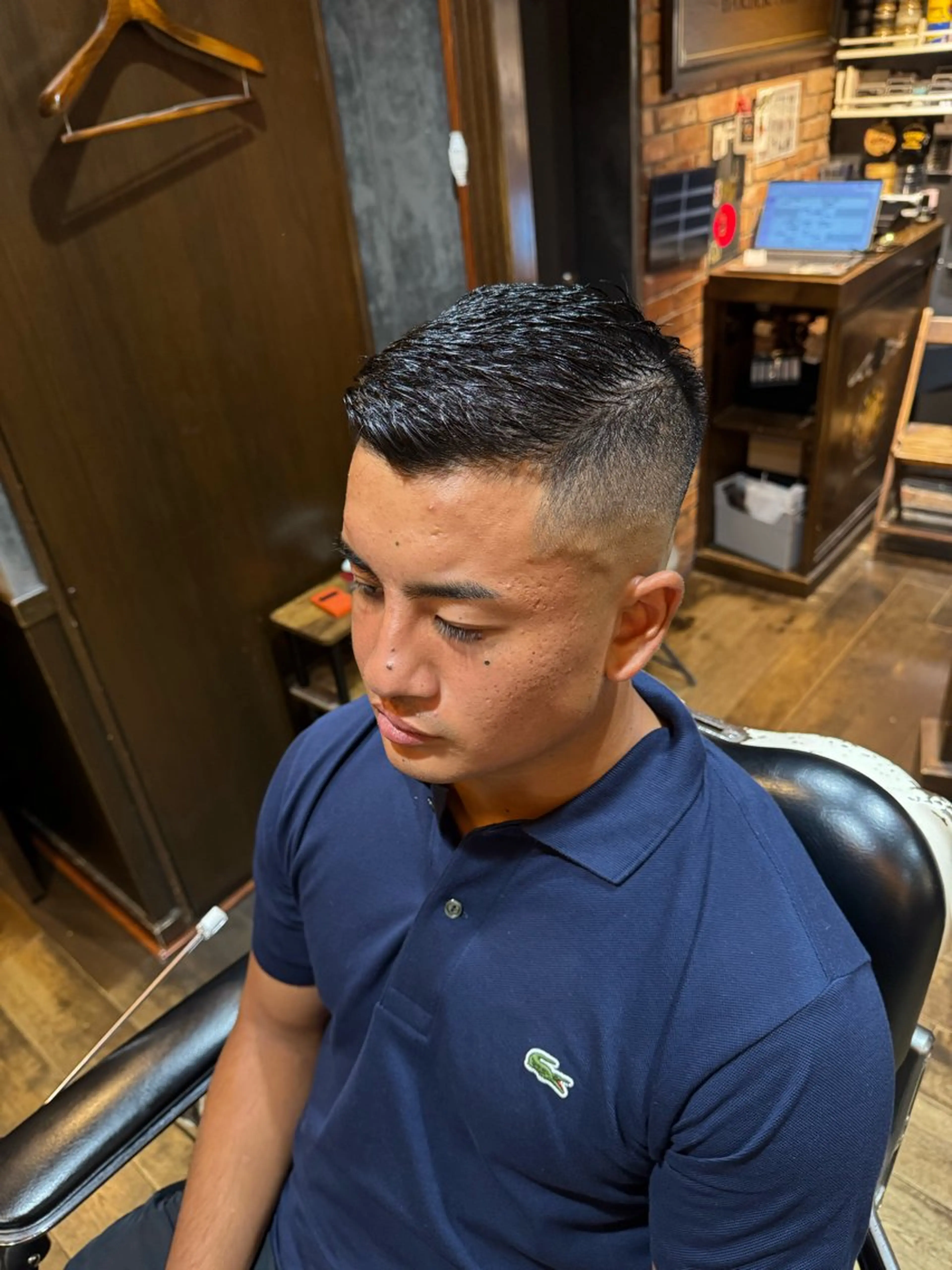 ショート メンズ HIRO GINZA barber shop 横浜店所属・ヒロ銀座　無料 フェード　細内のヘアスタイル