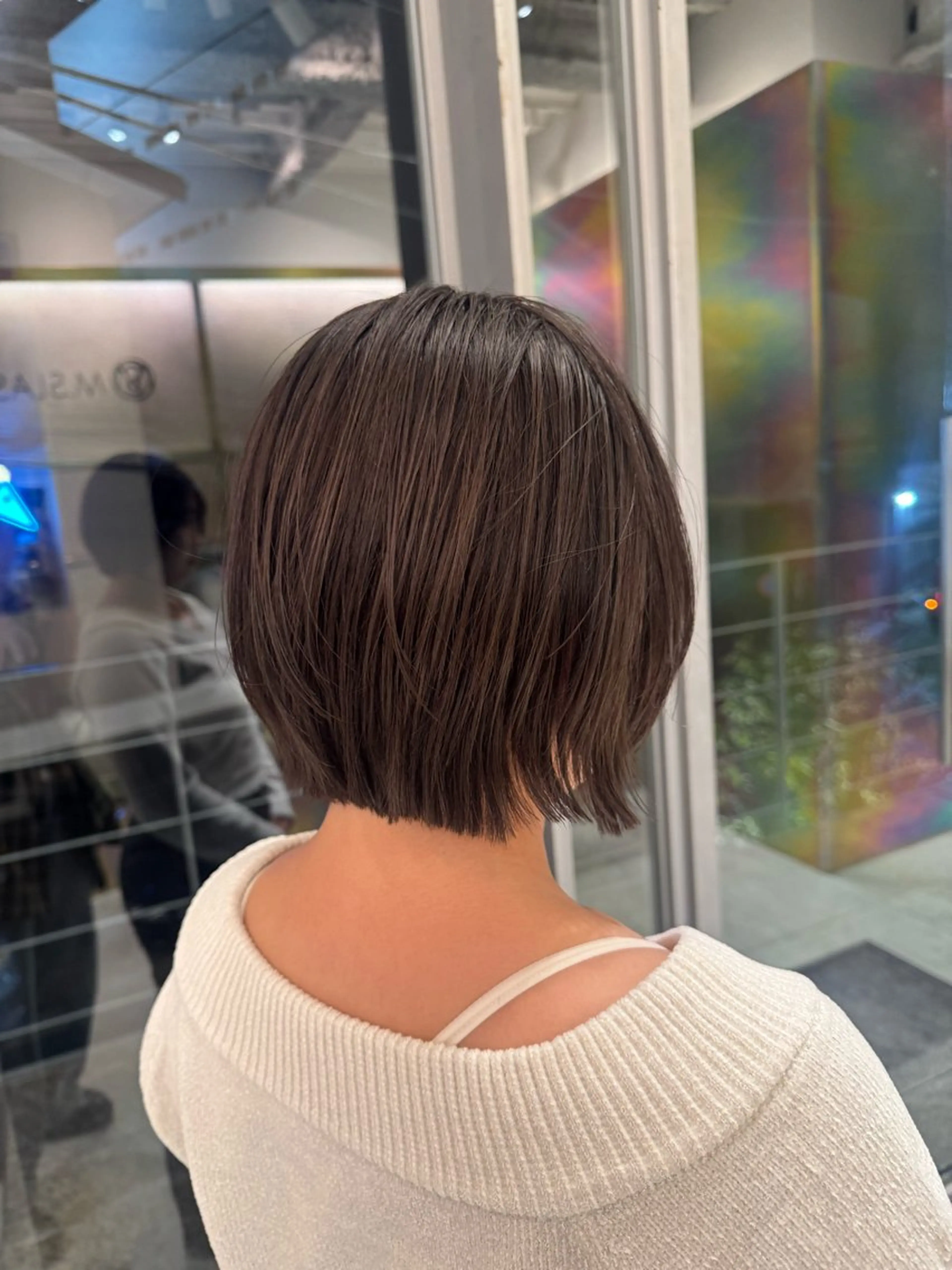 ショート カラー ブラウンカラー 透明感カラー M.SLASH  omotesando所属・💞m.slash YUIのヘアスタイル