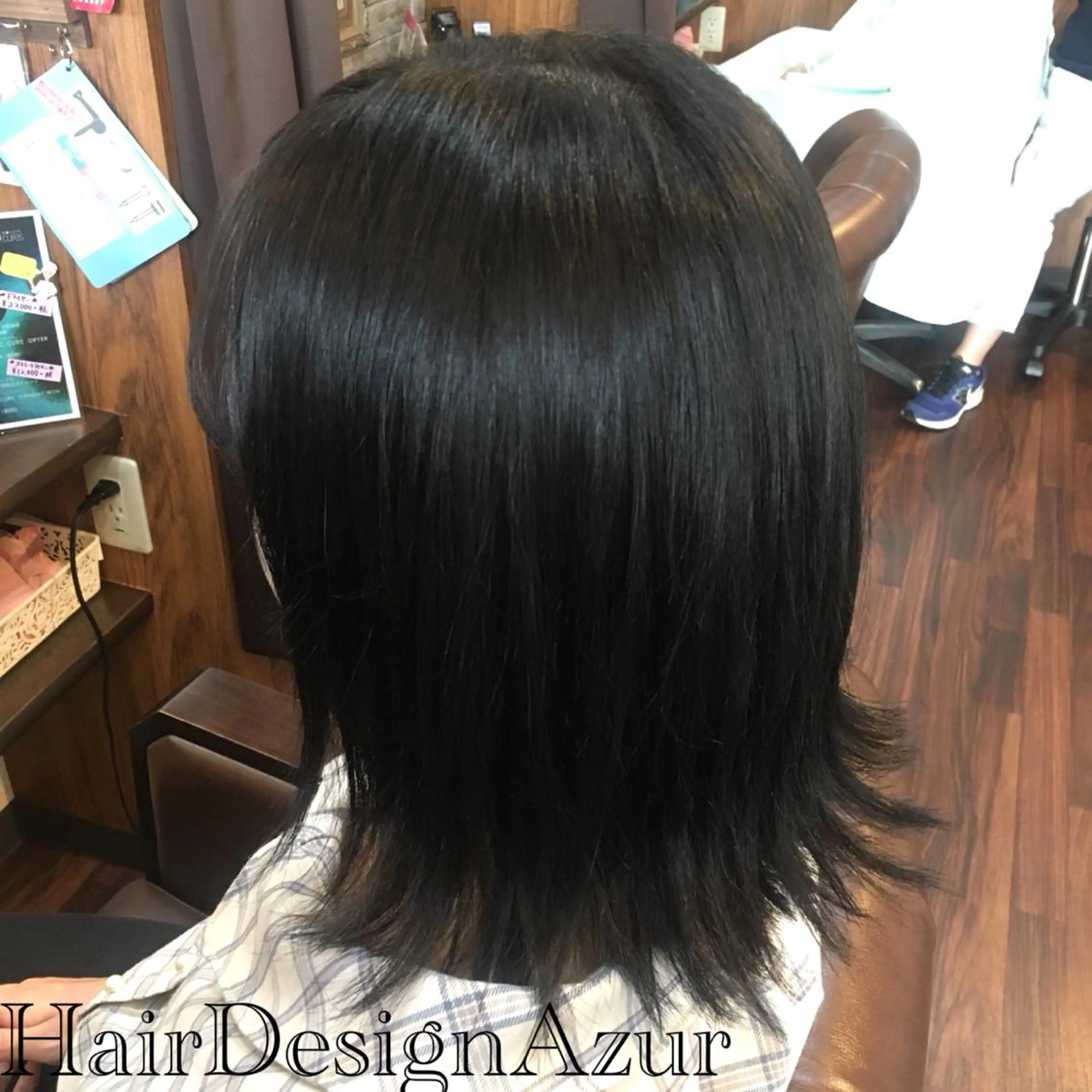 ミディアム カラー HairDesign Azurのヘアスタイル