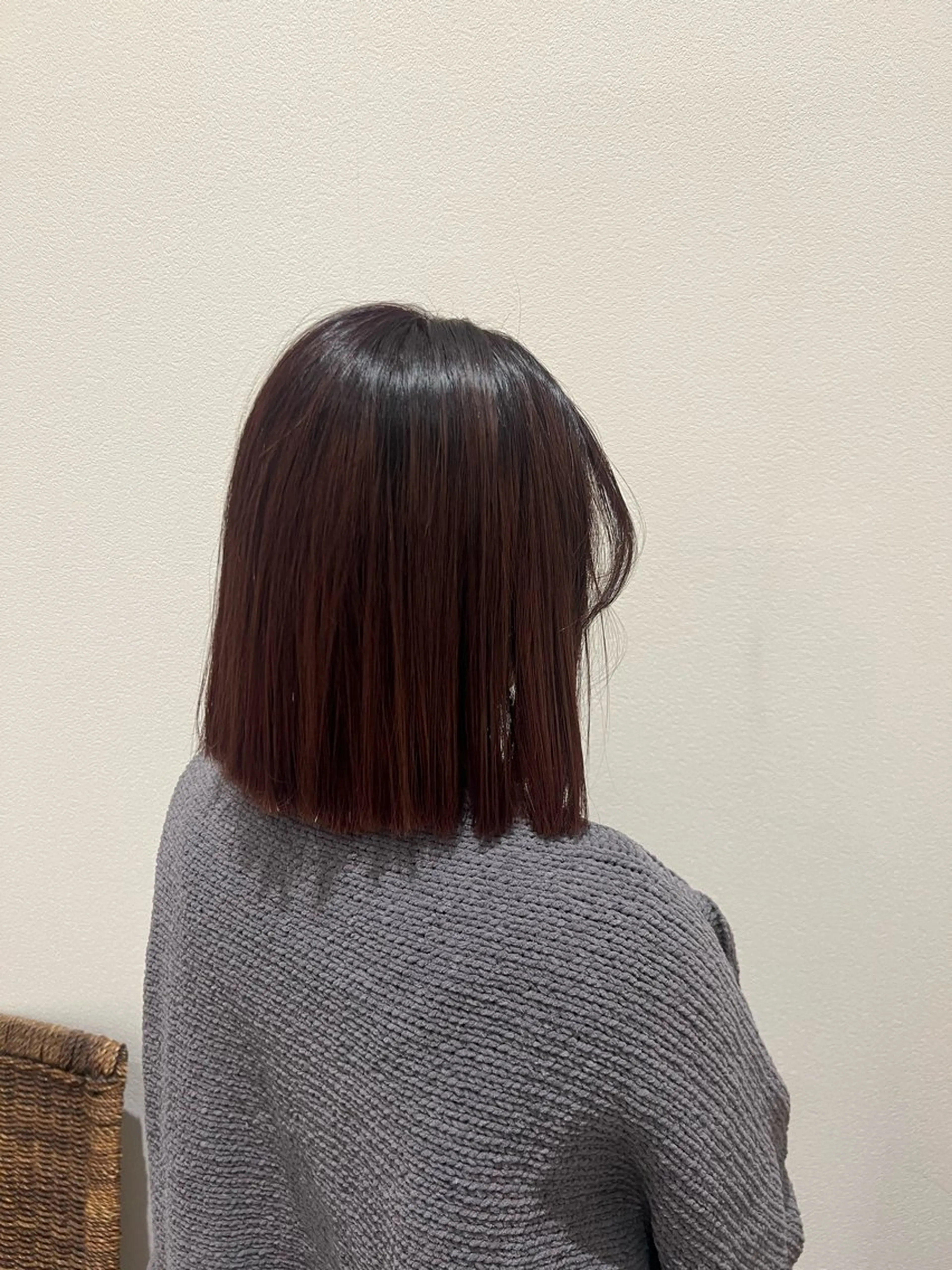 カラー ボブ 野方 心愛のヘアスタイル
