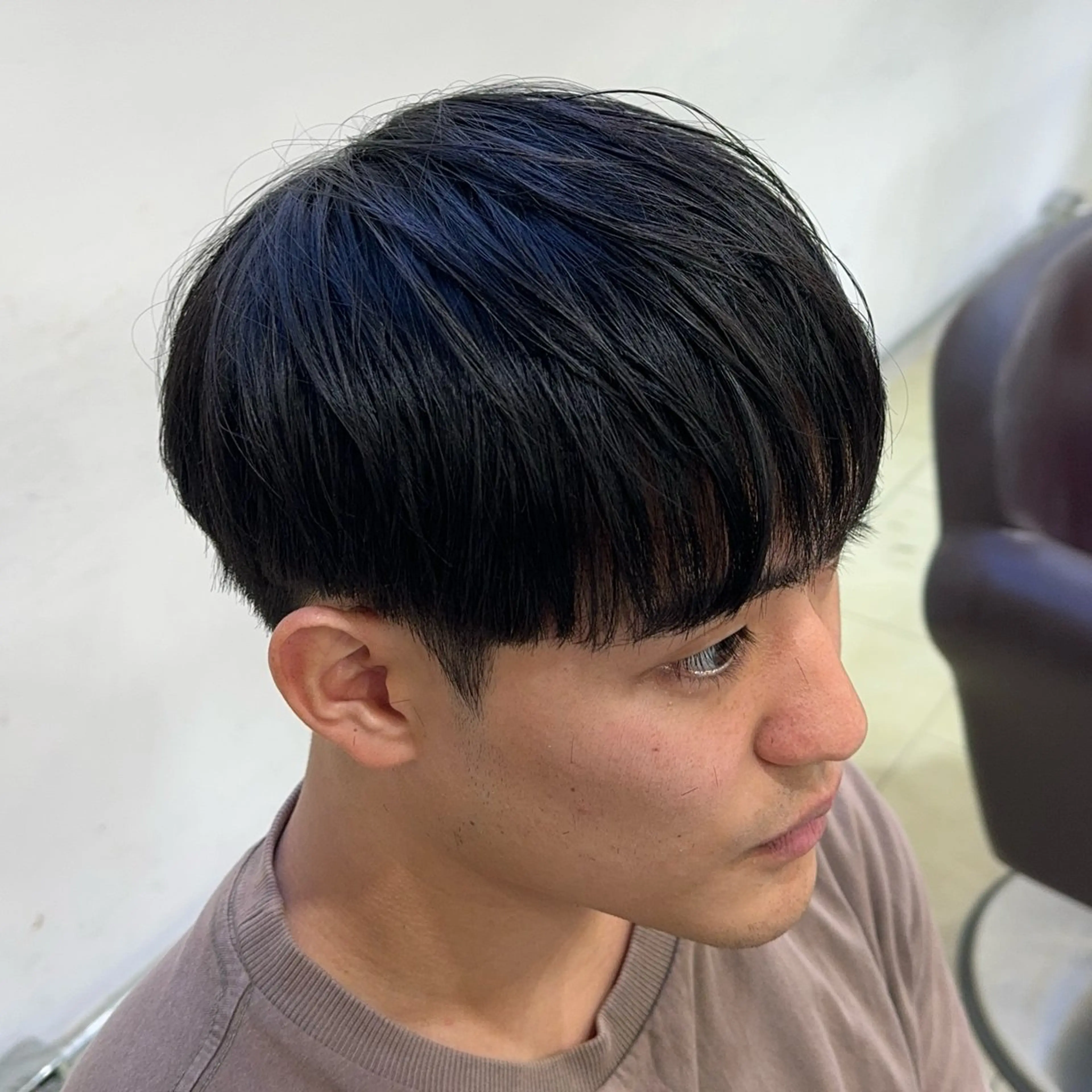 メンズ カット センターパート メンズパーマ/坂本翔のヘアスタイル