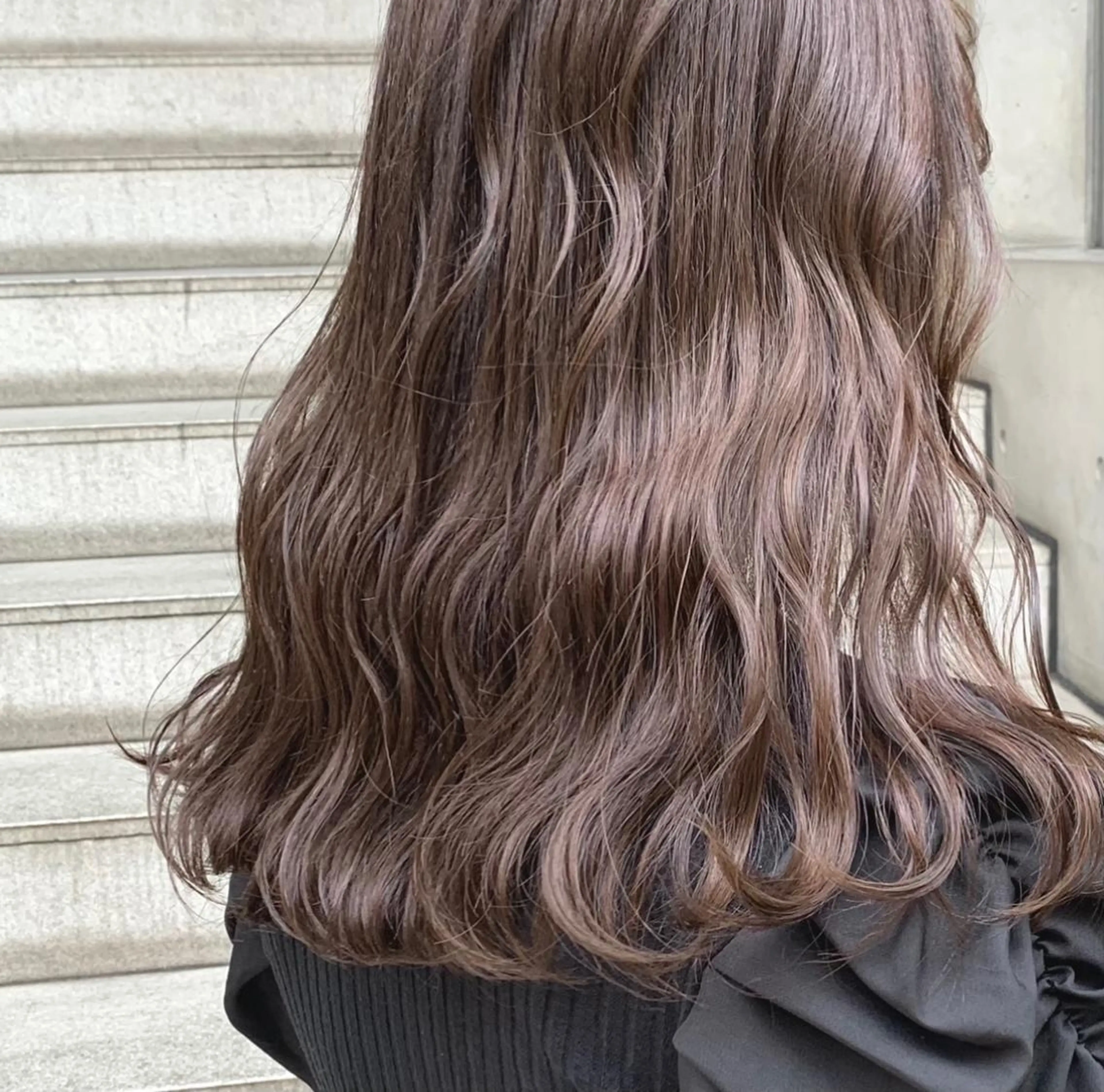 ロング カラー 暖色/まろベージュ/ シカタユウカのヘアスタイル