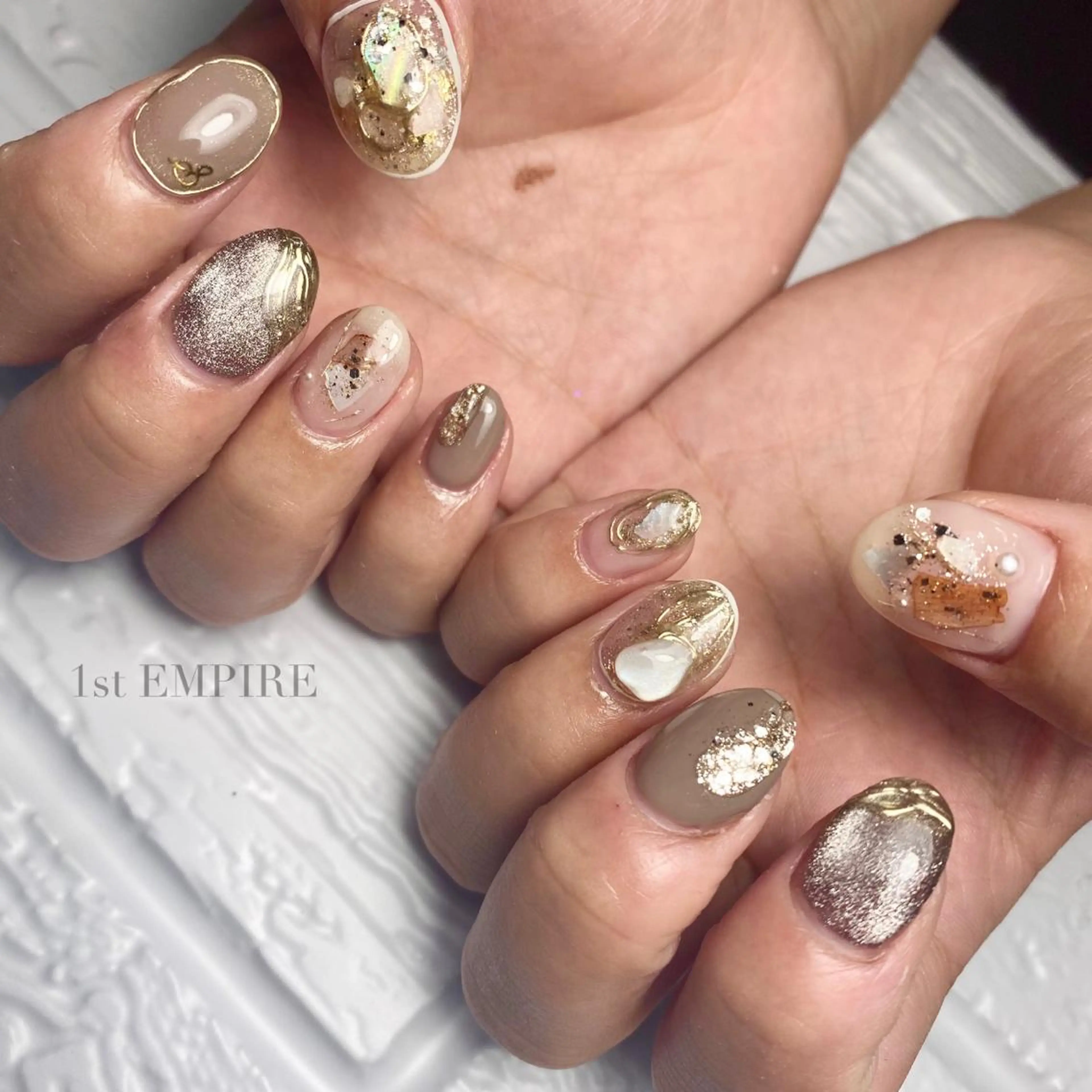 ネイル ニュアンスネイル 1st EMPIRE .SAHOのネイルデザイン