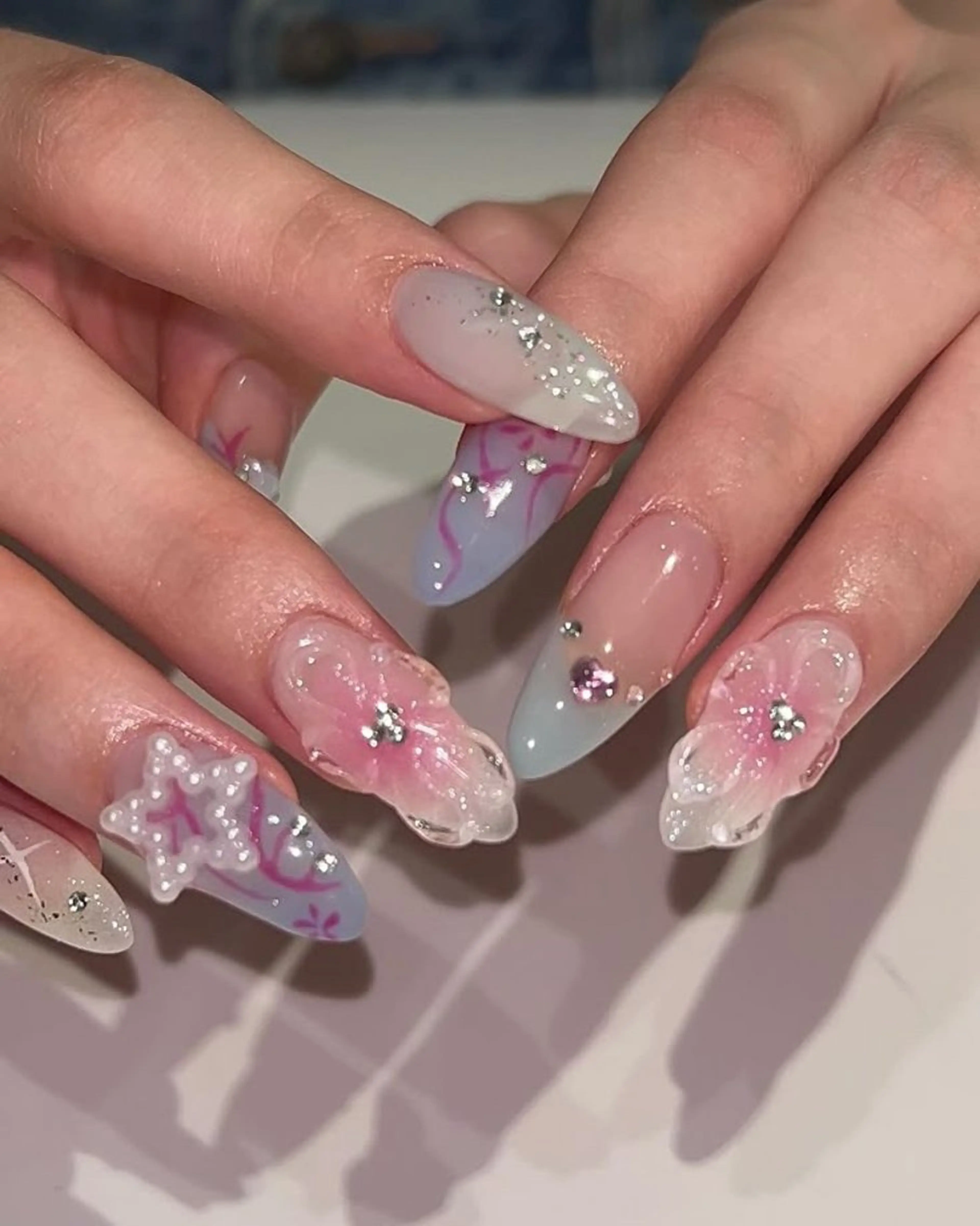ネイル ハンドネイル Rose Ana.Chuoのネイルデザイン