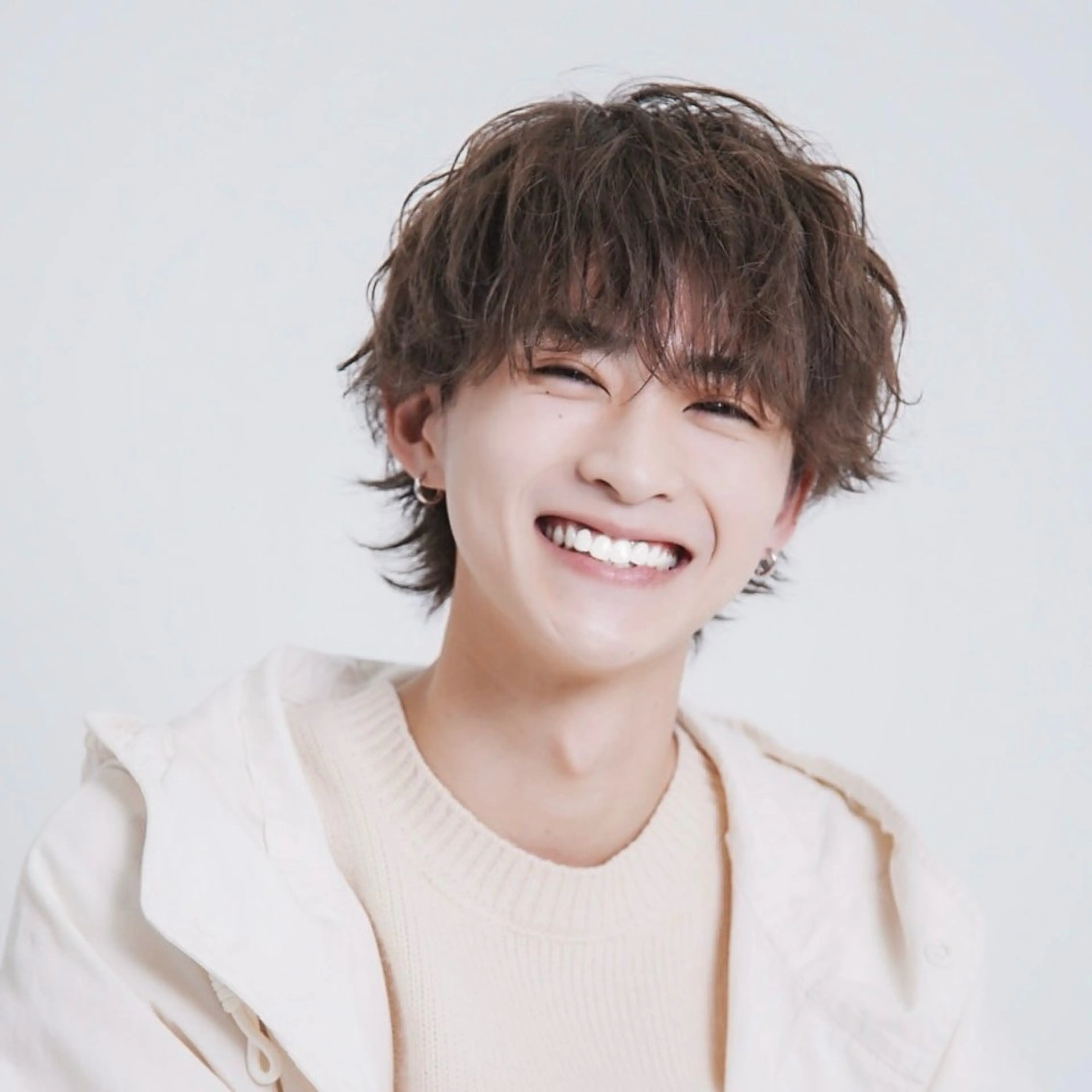 ミディアム カラー パーマ メンズ カット ヘアカラー トリートメント シースルーマッシュ/ メンズ/KYOHEIのヘアスタイル