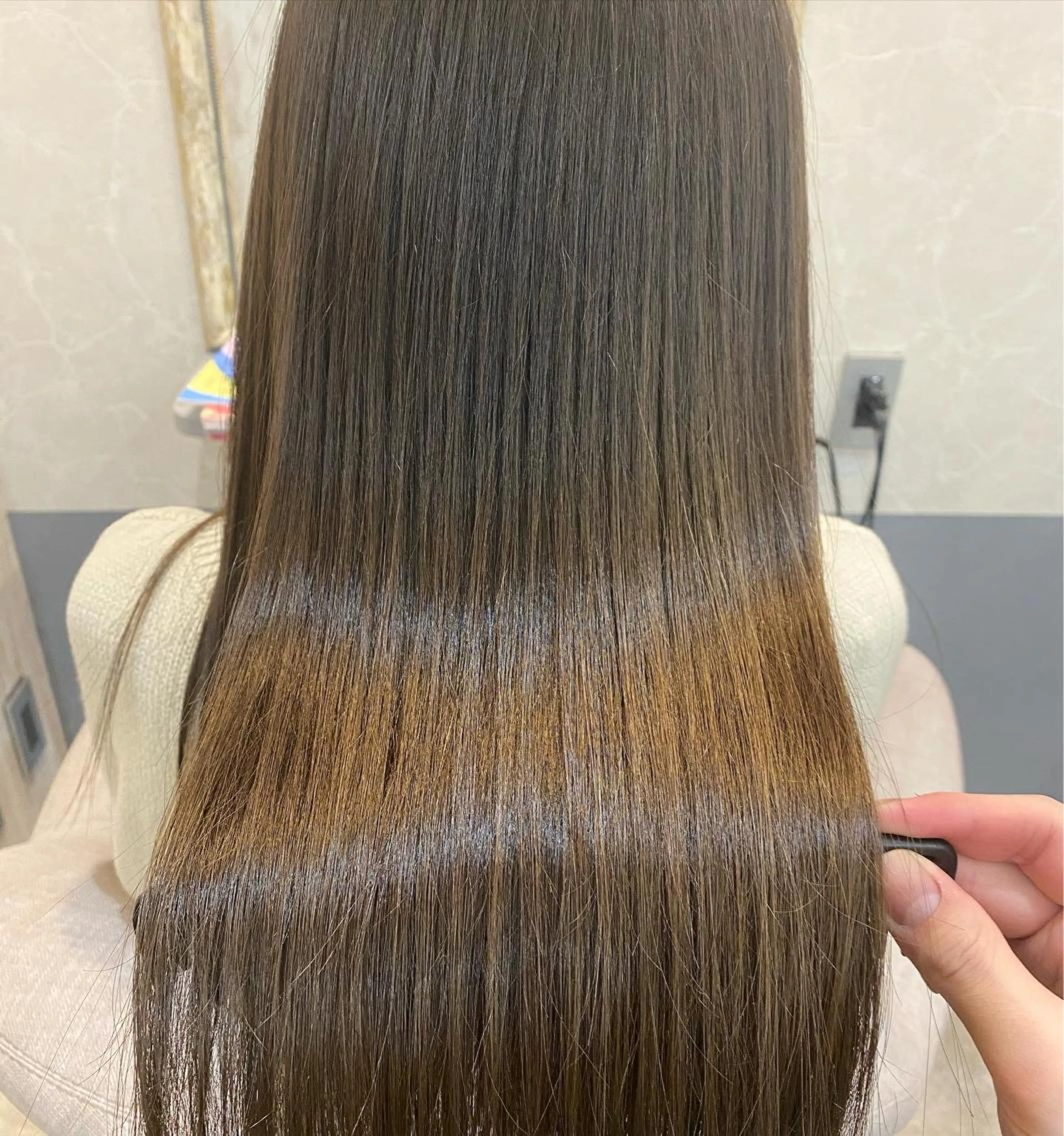 ロング カラー カット ヘアカラー トリートメント 艶髪/髪質改善/ 縮毛矯正/北島のヘアスタイル