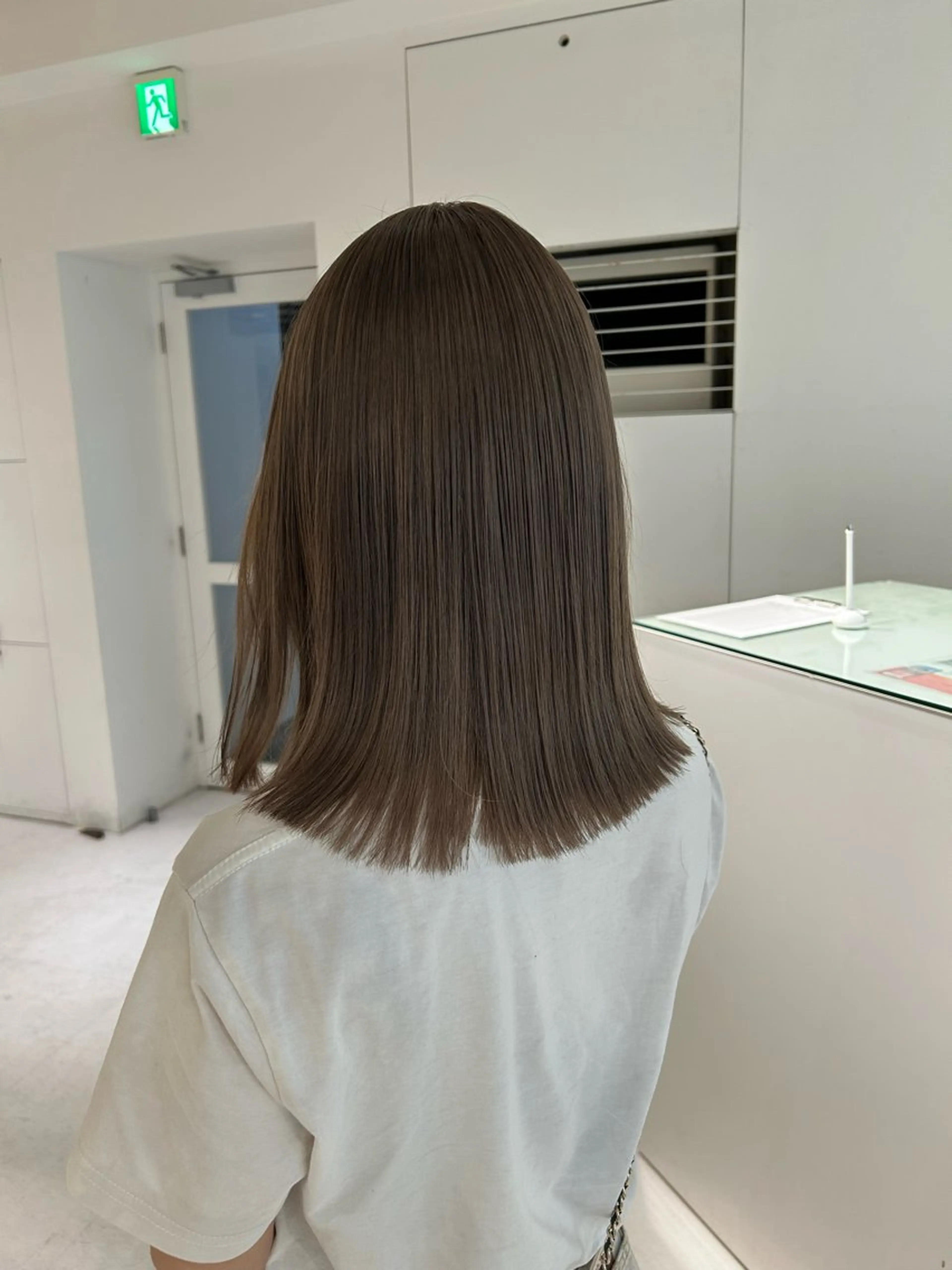 ミディアム ヘアカラー モテ髪💞ツヤカラー ˚✧₊amuのヘアスタイル