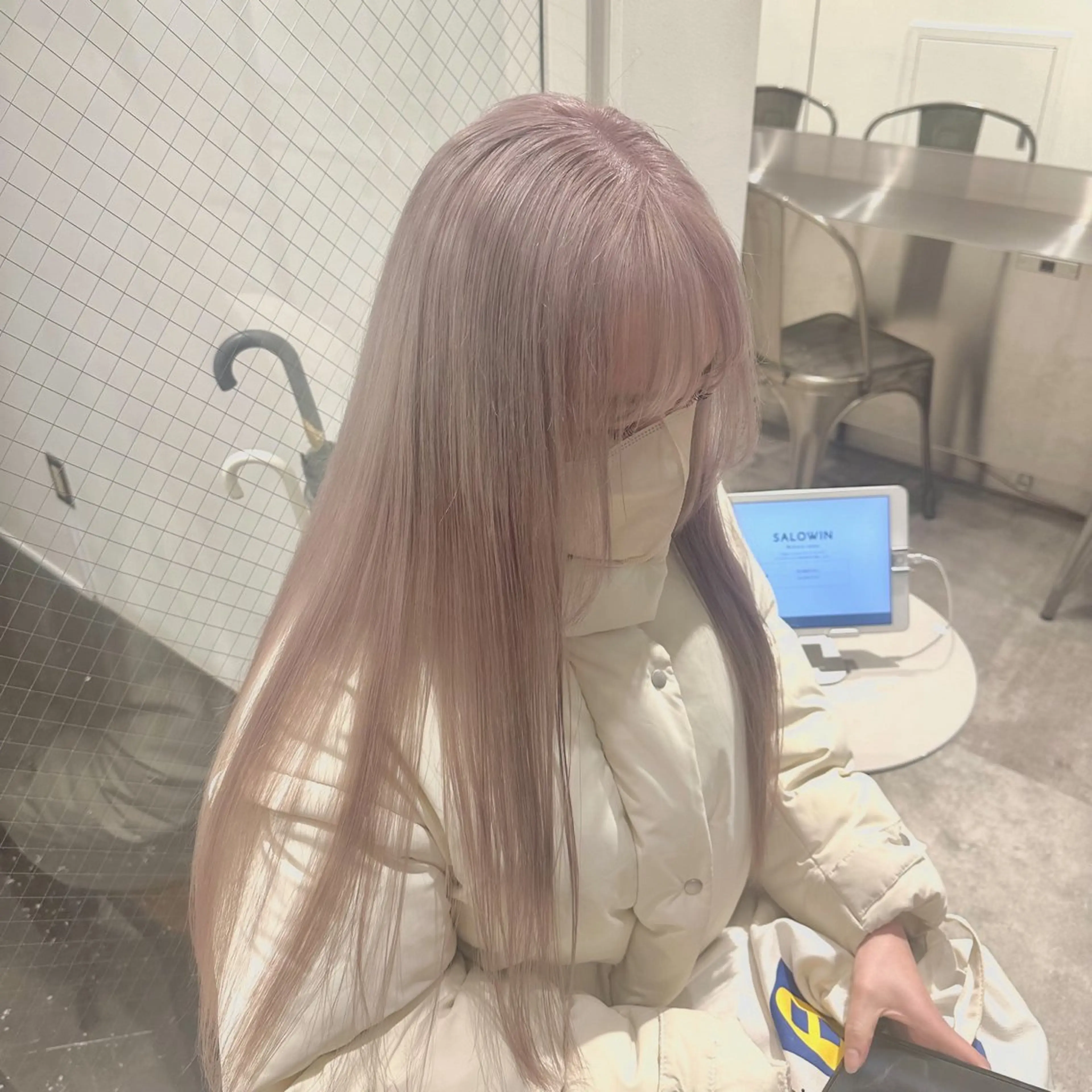 ロング カラー ヘアカラー ハイトーン･髪質改善 MIOKAのヘアスタイル