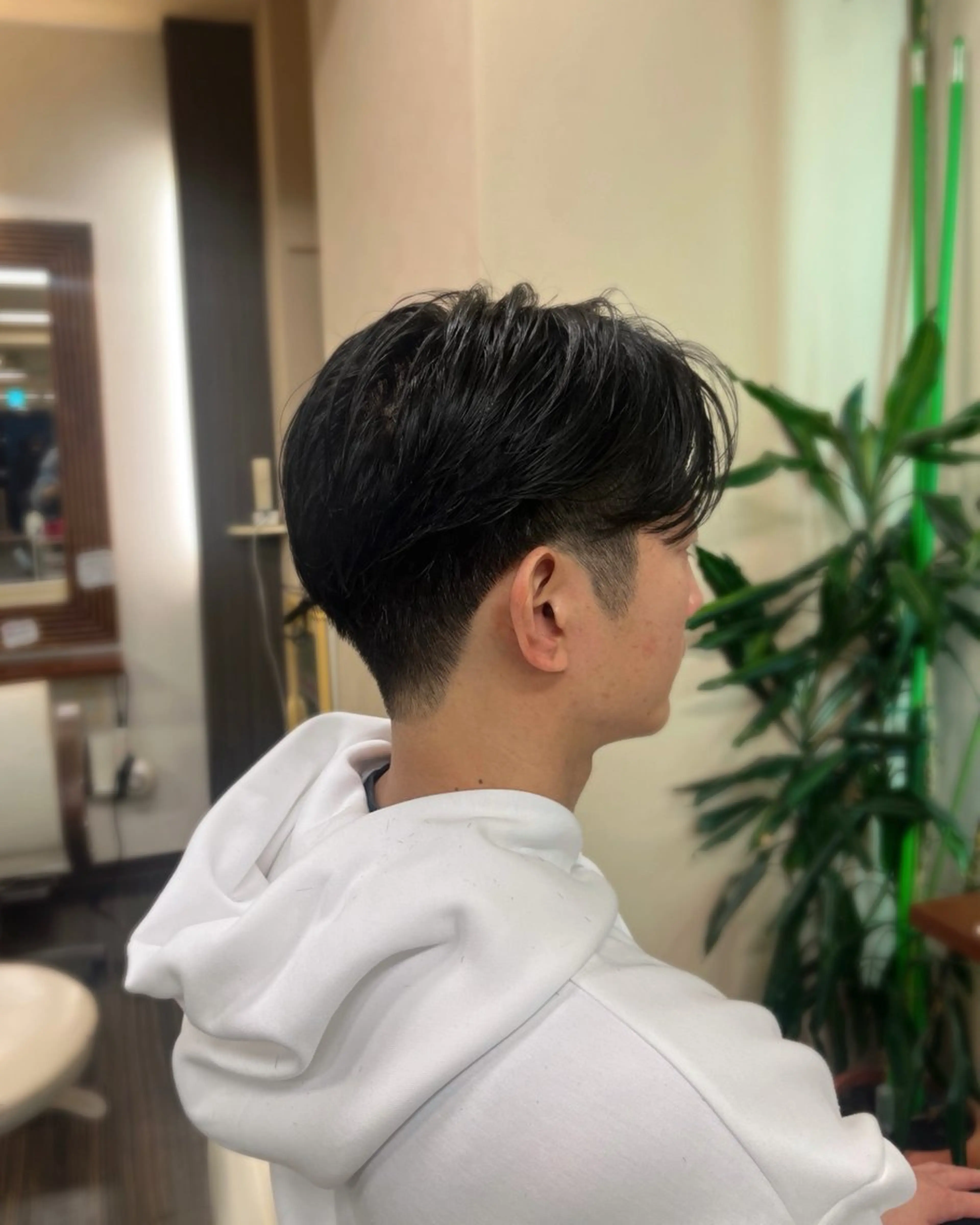 メンズ カット トリートメント 森 ハリス誠一のヘアスタイル