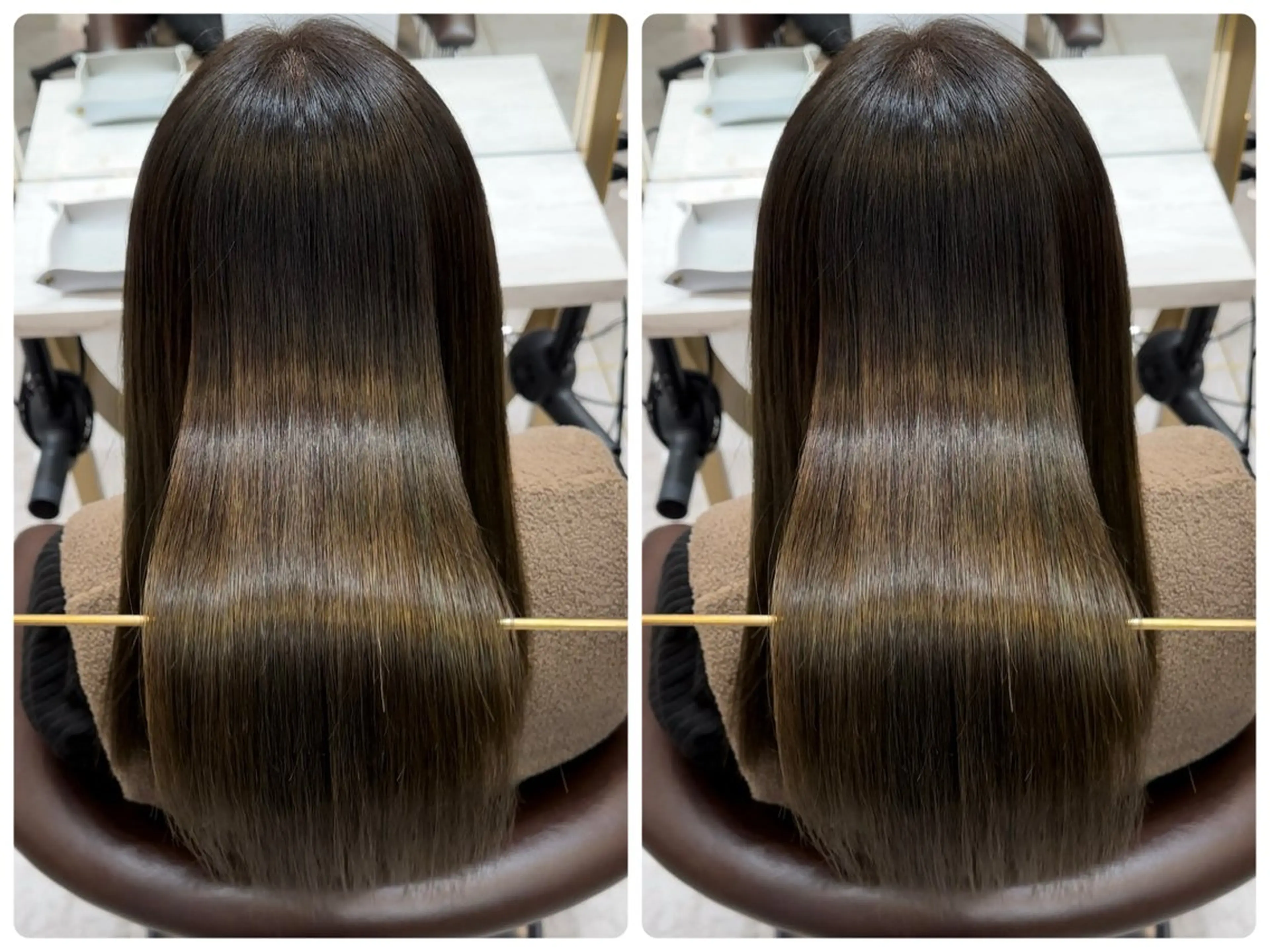 セミロング カラー 髪質改善 縮毛矯正 トリートメント カット ヘアカラー 縮毛矯正 トリートメント ✨韓国風レイヤー /髪質改善✨山下　遥のヘアスタイル