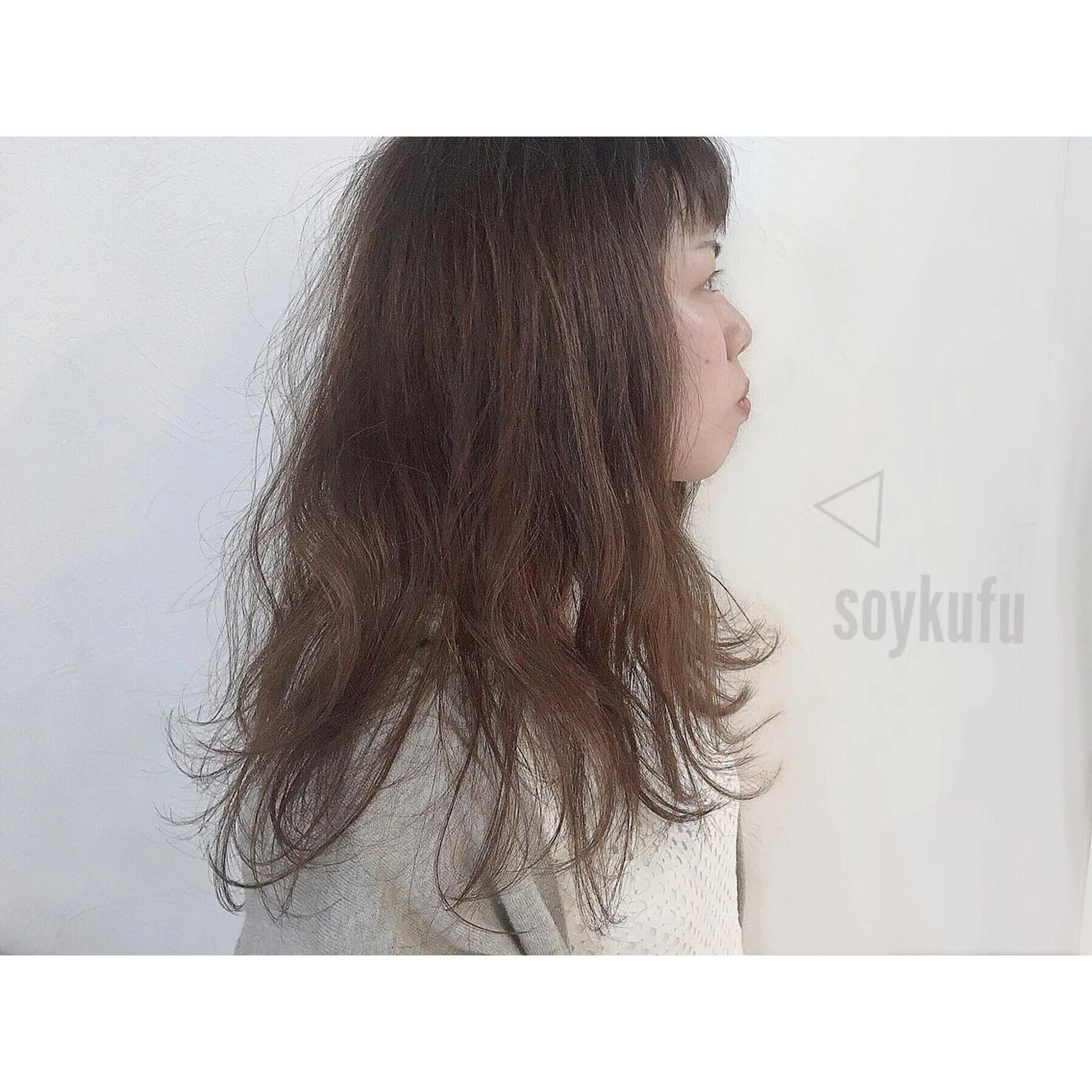 ロング レイヤーカット ロング 【今だけブリーチ 限定価格💕】すみのヘアスタイル