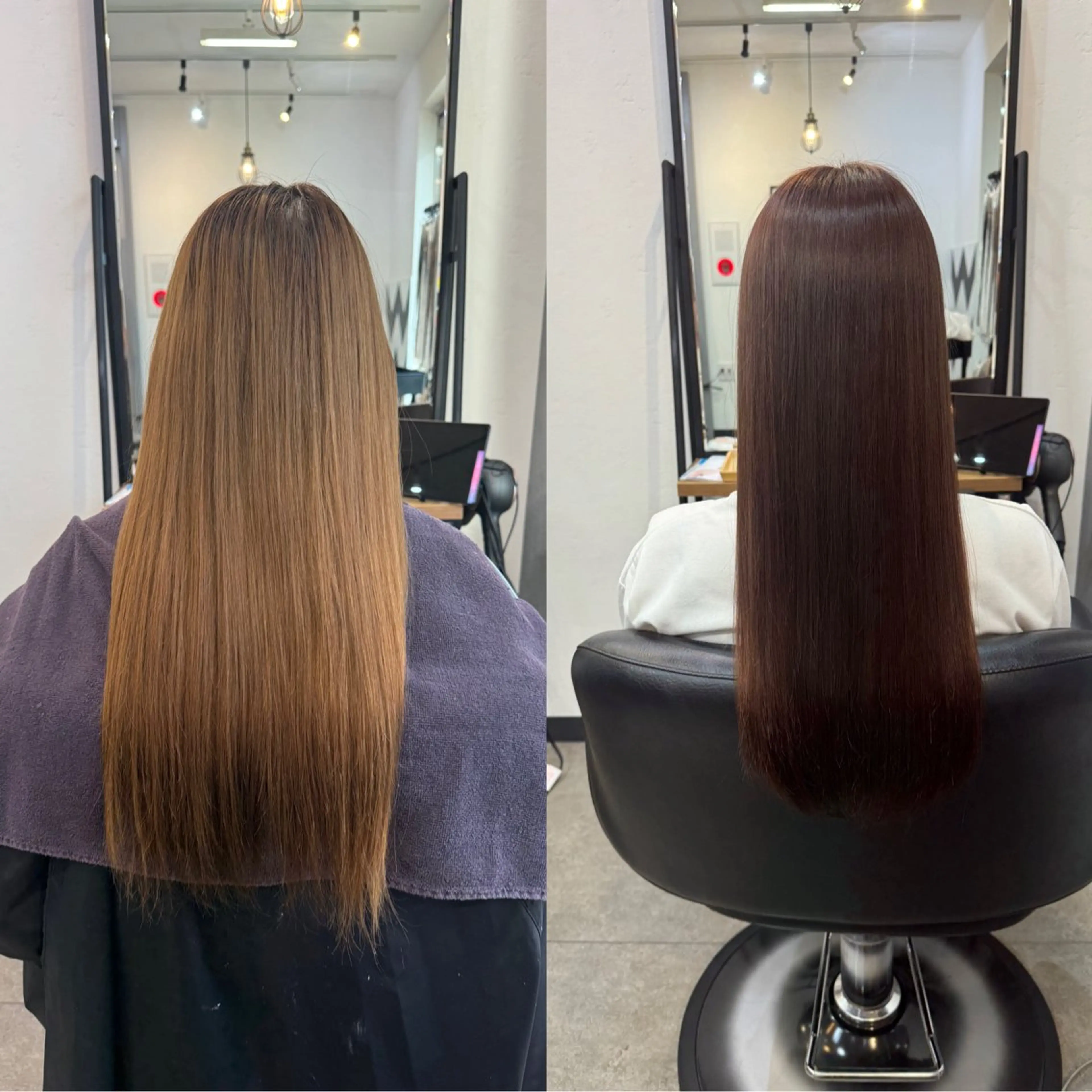 ロング カラー 髙橋 李里亜のヘアスタイル