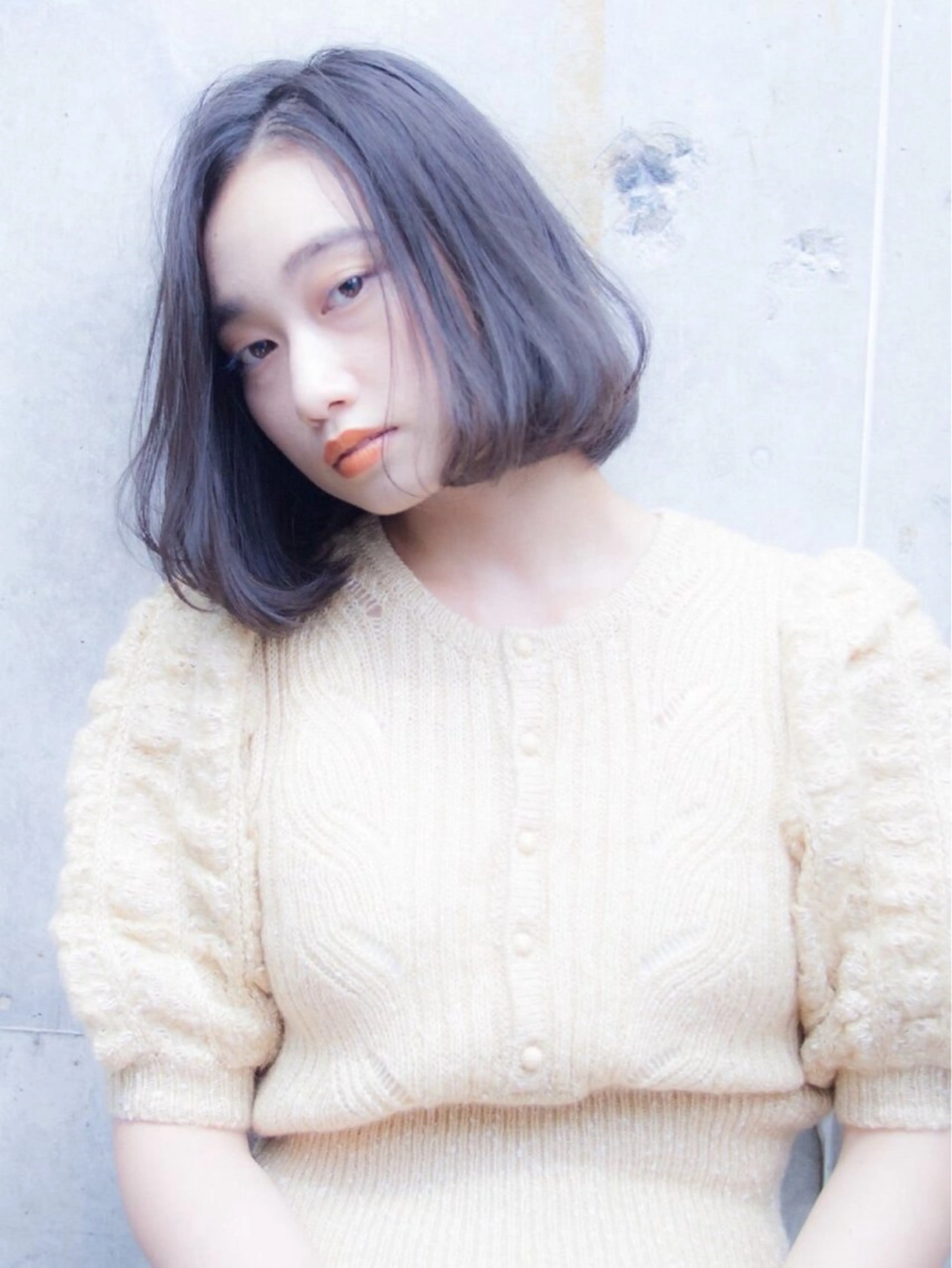 ミディアム カラー カット ヘアカラー トリートメント 高濃度水素/髪質改善 /柳原大輝のヘアスタイル