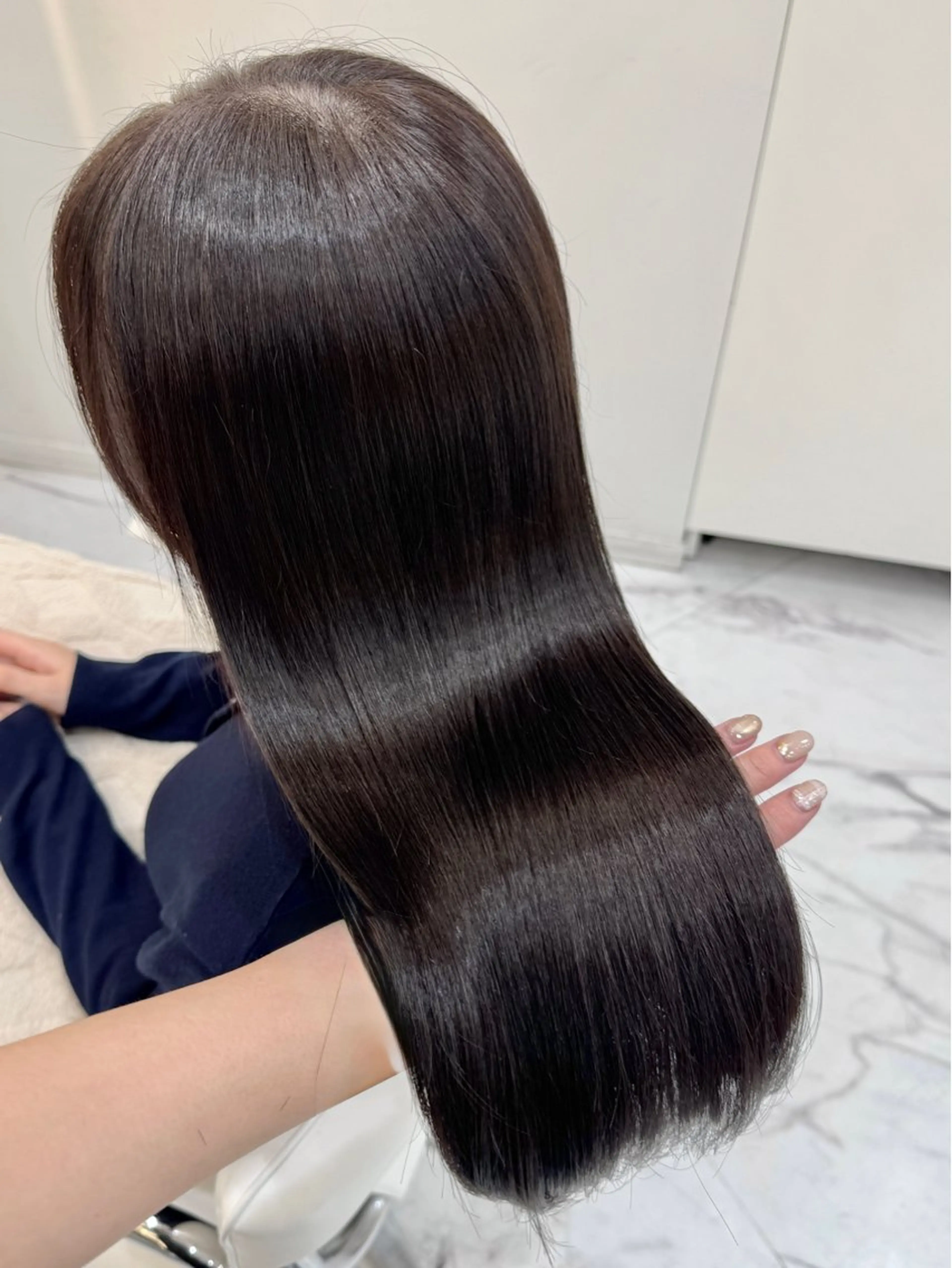 ロング ヘアカラー トリートメント 髪質改善/艶髪 MINAMIのヘアスタイル