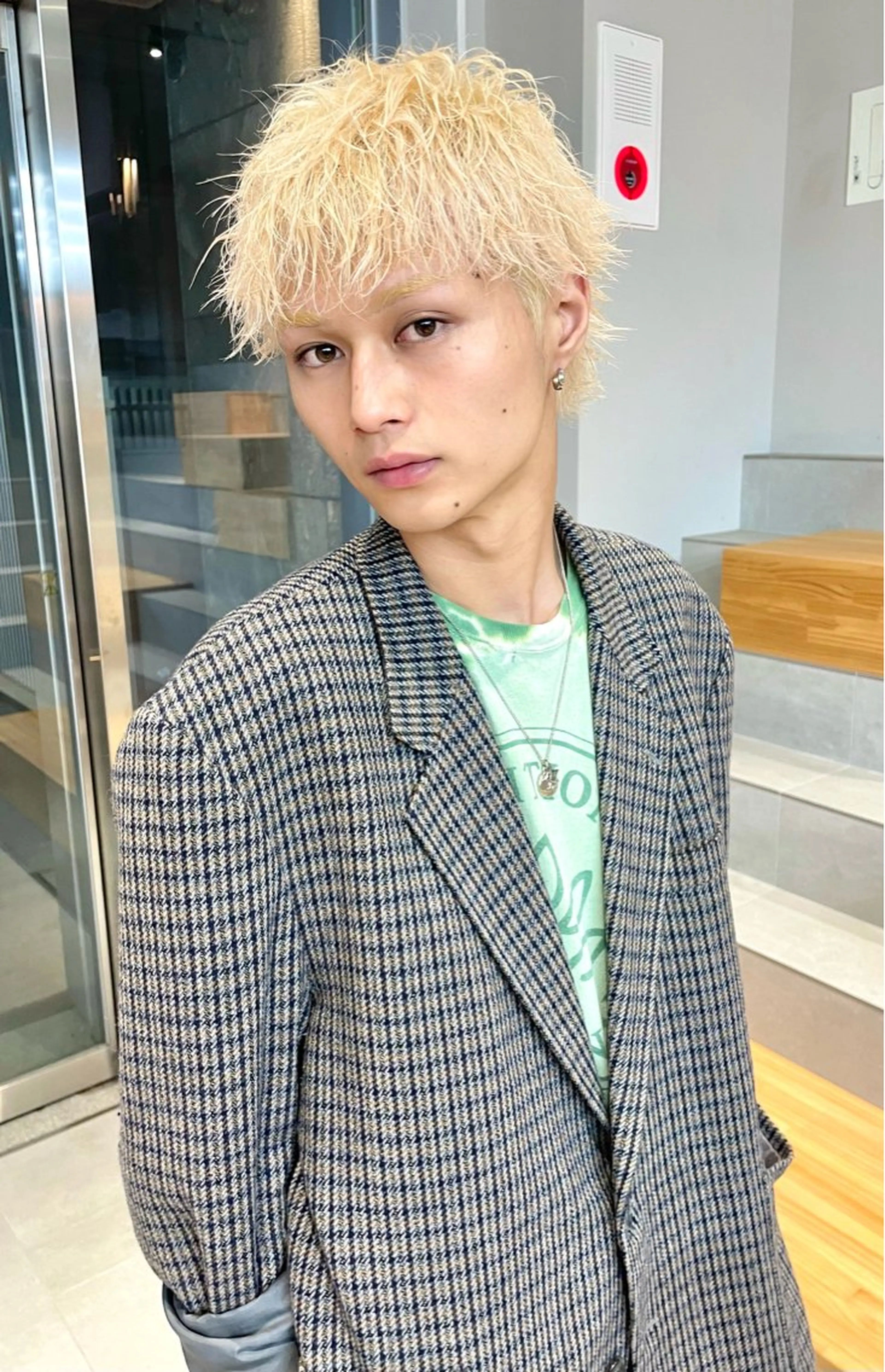 メンズ ヘアカラー 白濱 友樹のヘアスタイル