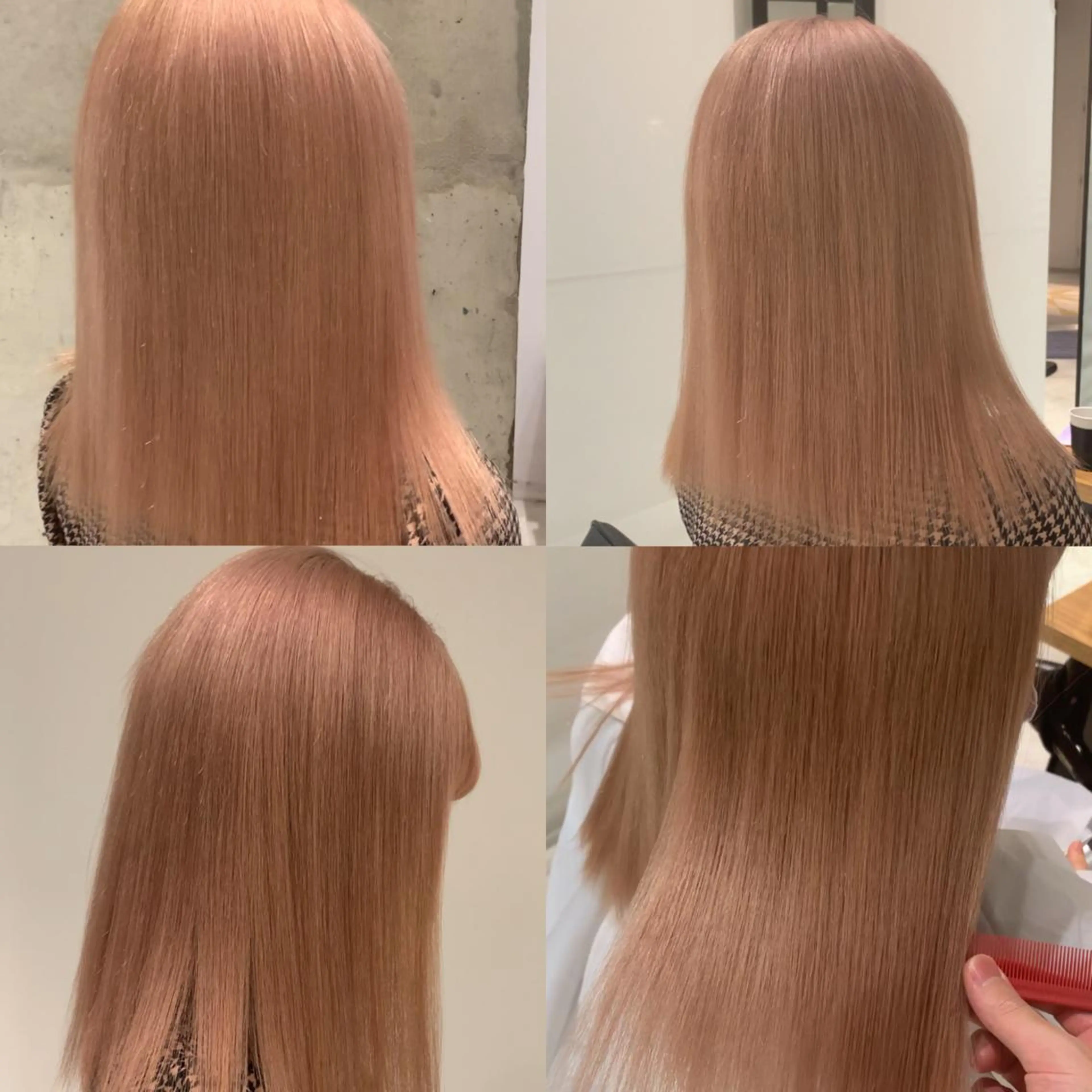 ミディアム カラー ブリーチ サロウィン(SALOWIN)原宿iori店所属・ツヤツヤ ハイトーン/Reiのヘアスタイル