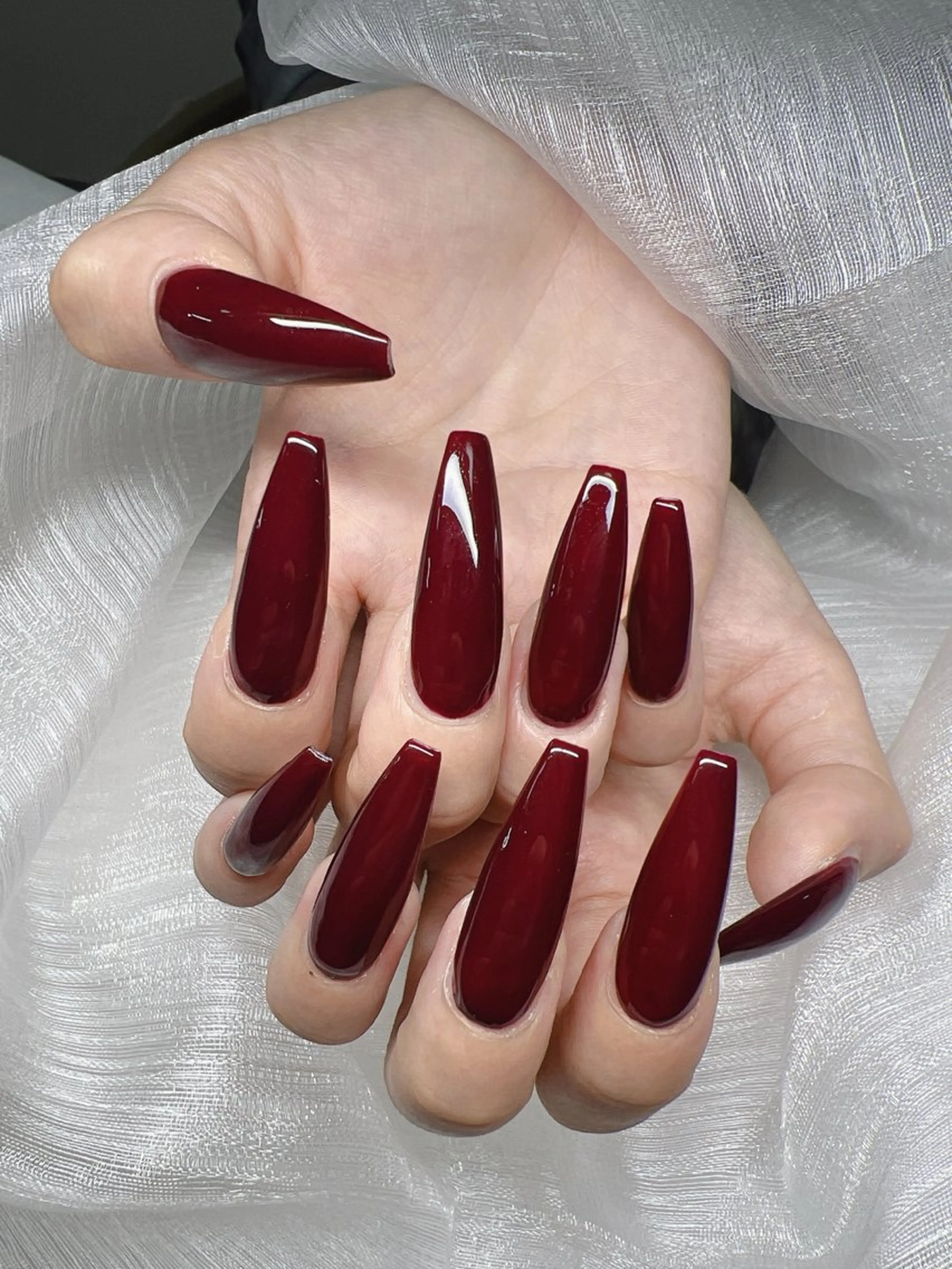 ネイル 長さ出し グラデーション キラキラネイル マグネットネイル ニュアンスネイル ハンドネイル Lee Nails チップ長さだし専門店のネイルデザイン