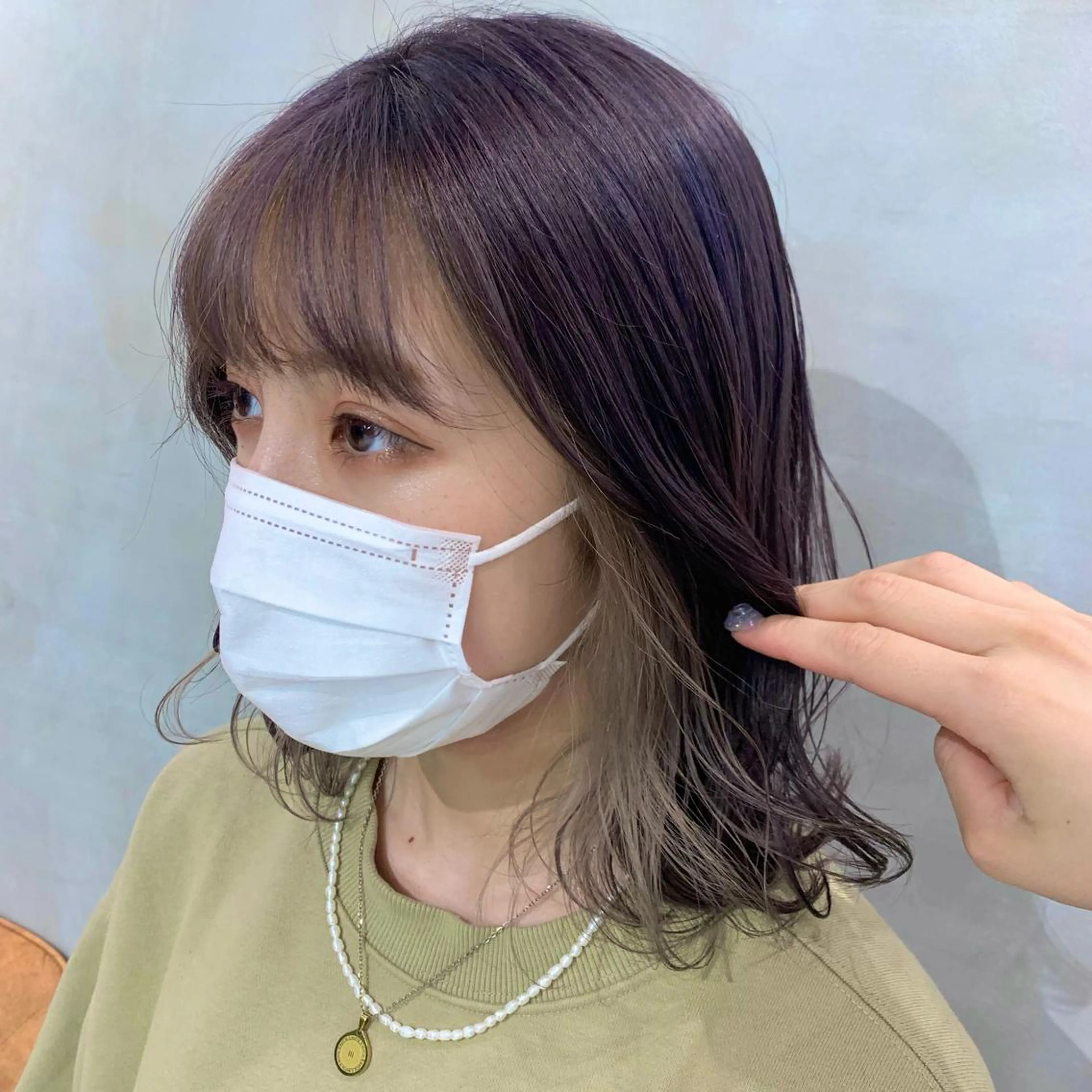 ミディアム 🌹似合わせカラー/ 酸性縮毛🌹野本麗奈のヘアスタイル
