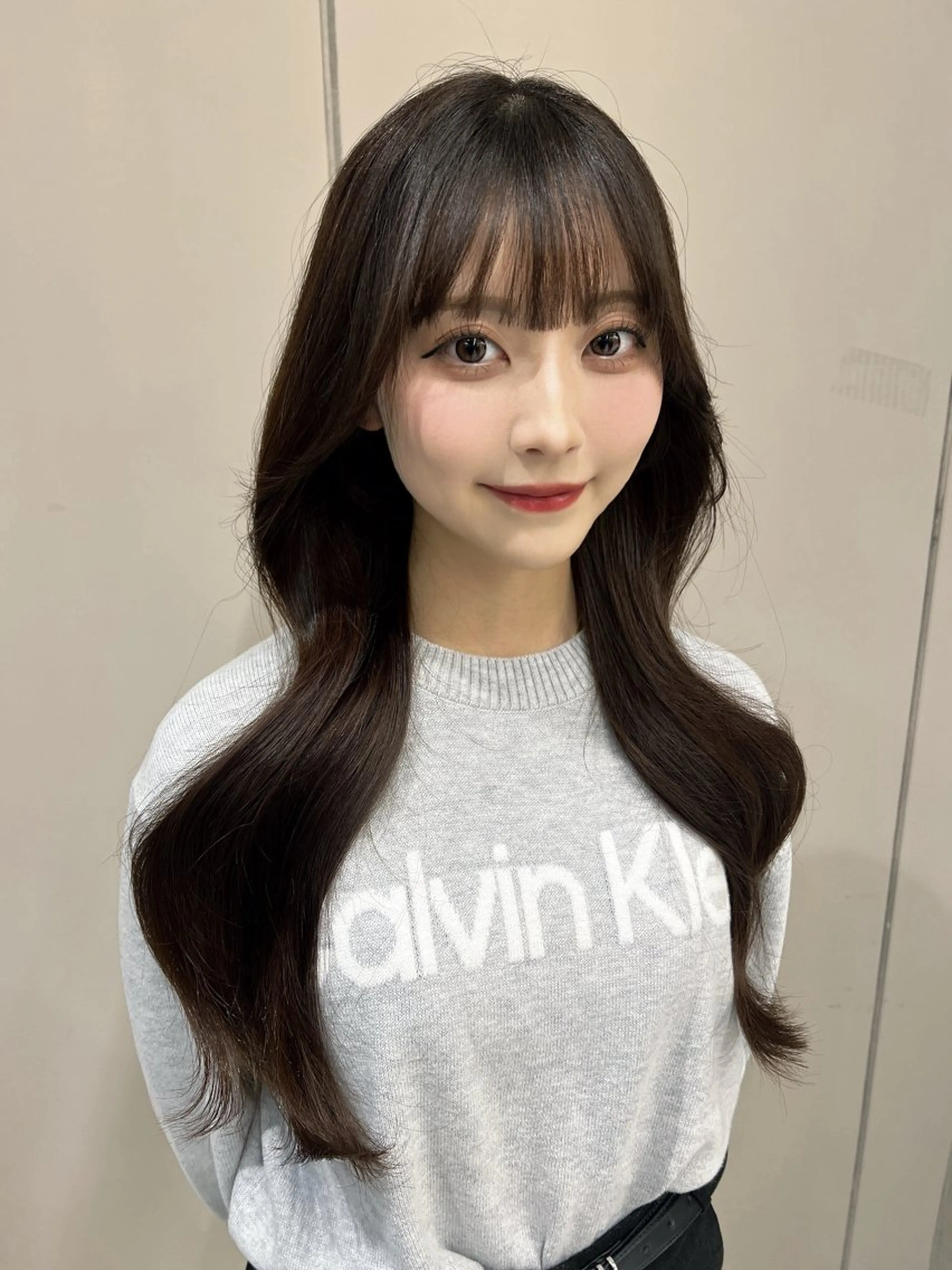 ロング 縮毛矯正 トリートメント 🫧髪質改善 講師🫧🍎幹細胞のヘアスタイル