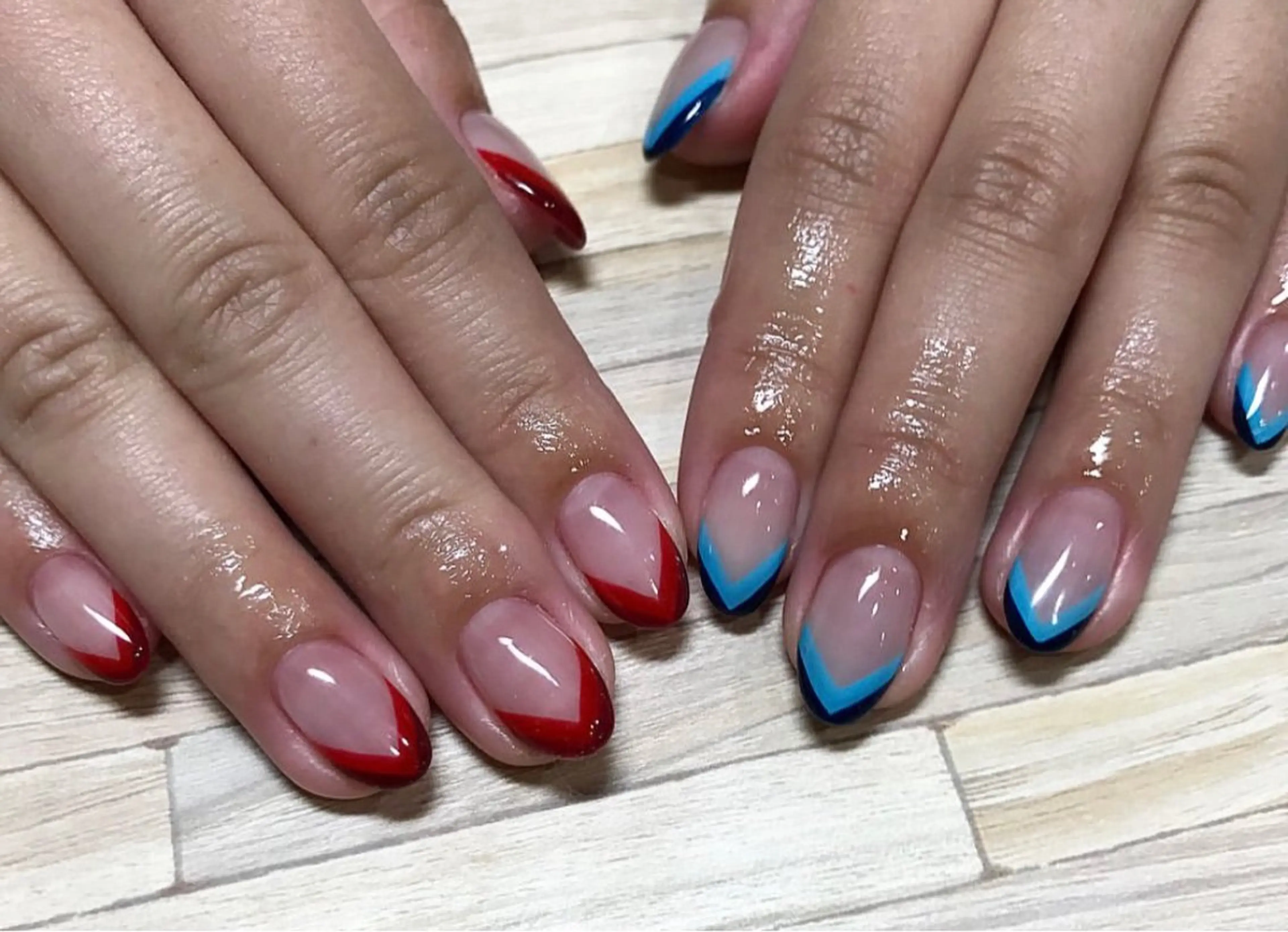 ネイル フレンチネイル ハンドネイル Ran  nail所属・Ran Nailのネイルデザイン