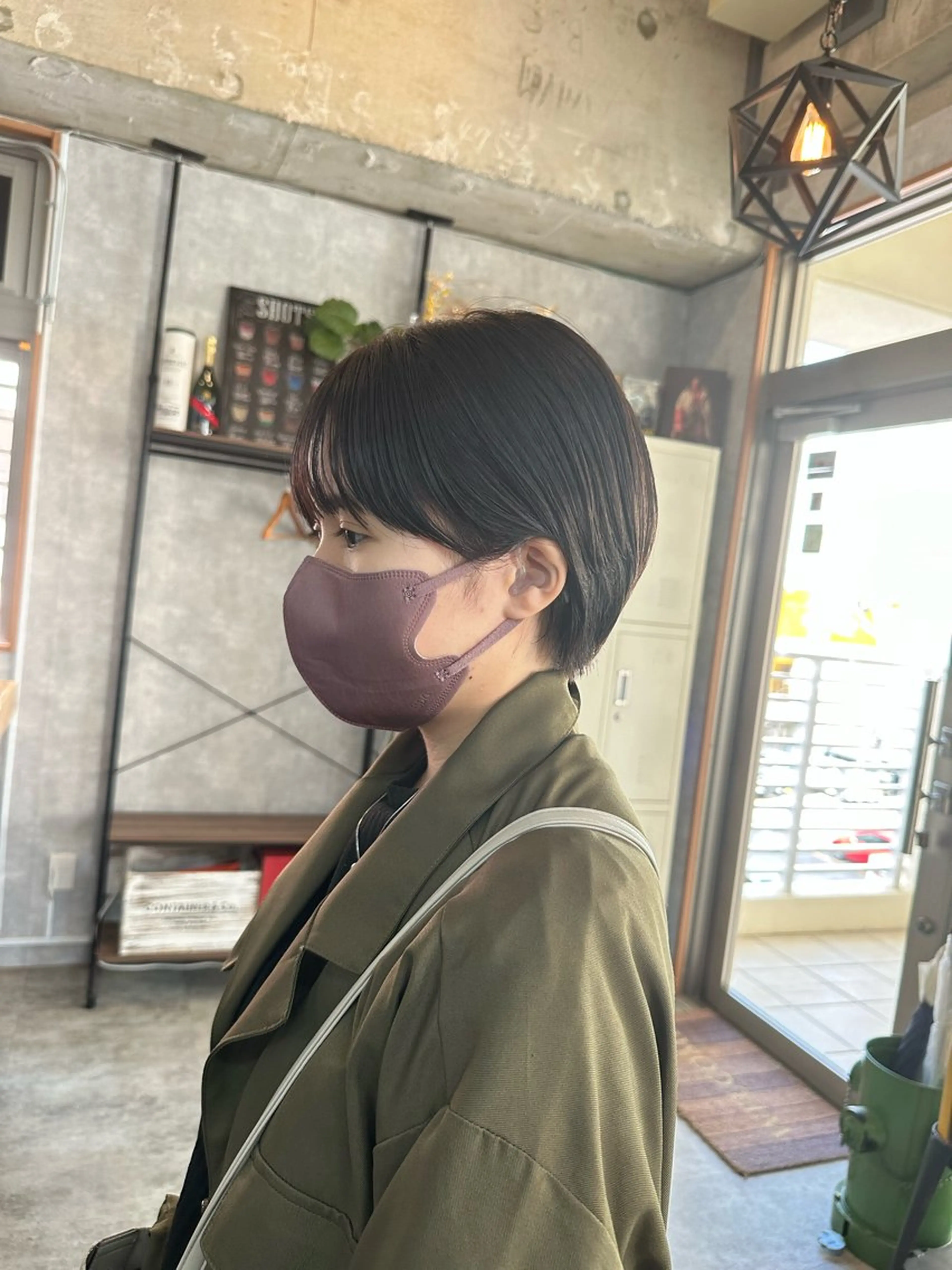 ショート 切りっぱなしボブ ショートボブ ハンサムショート 丸みショート ボブ カット ヘアカラー トリートメント C’LD hair  produce /シールドヘア所属・モテ髪/ボブ/ショー ト/アダチフウトのヘアスタイル