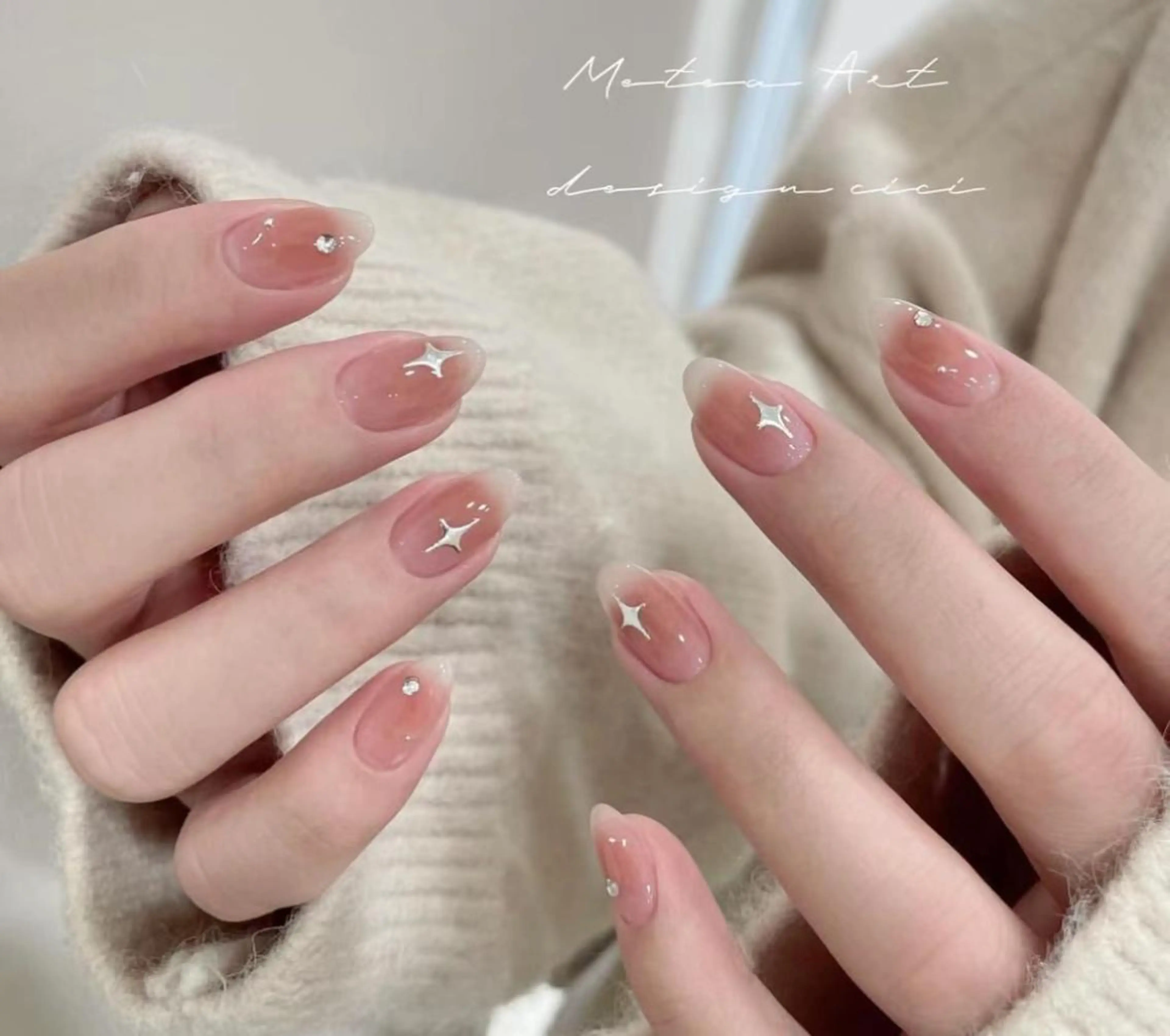 ネイル Mina🧸 韓国風ネイル🎀のネイルデザイン