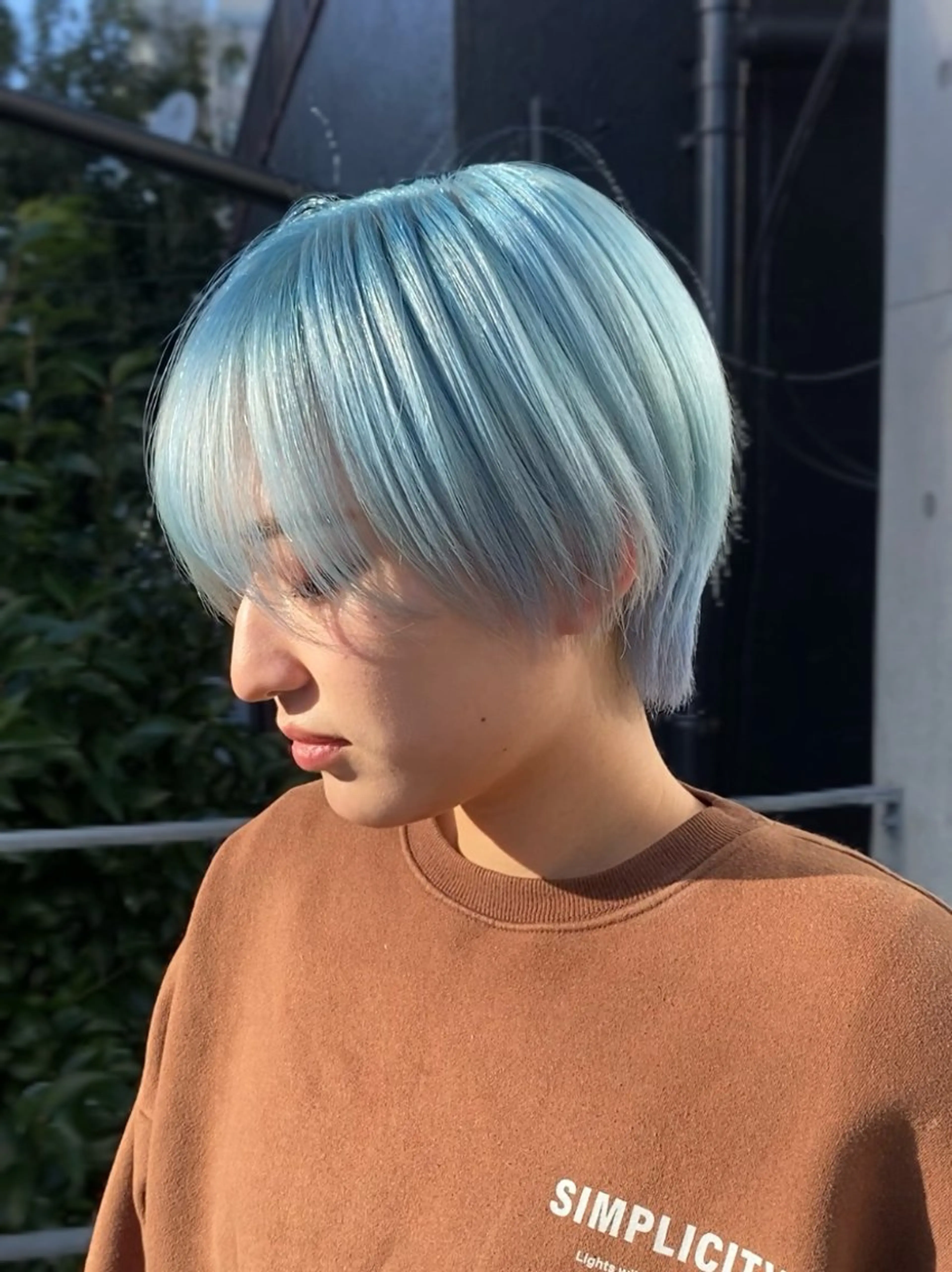 ミディアム カラー ヘアアレンジ ヘアカラー お呼ばれヘアアレンジ mina🌷のヘアスタイル